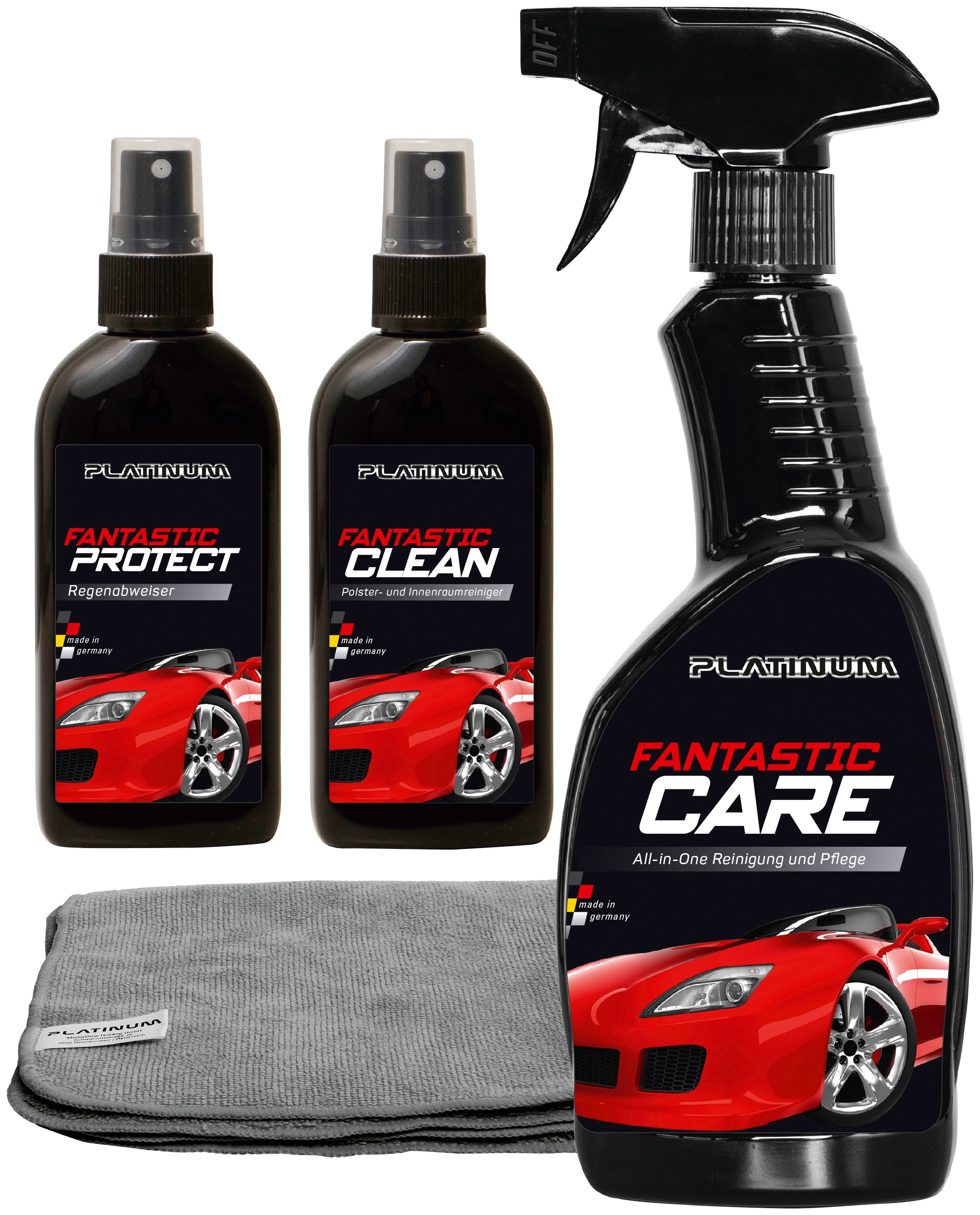 MediaShop Auto-Reinigungsmittel "Platinum Fantastic Results" inkl. Mikrofas günstig online kaufen