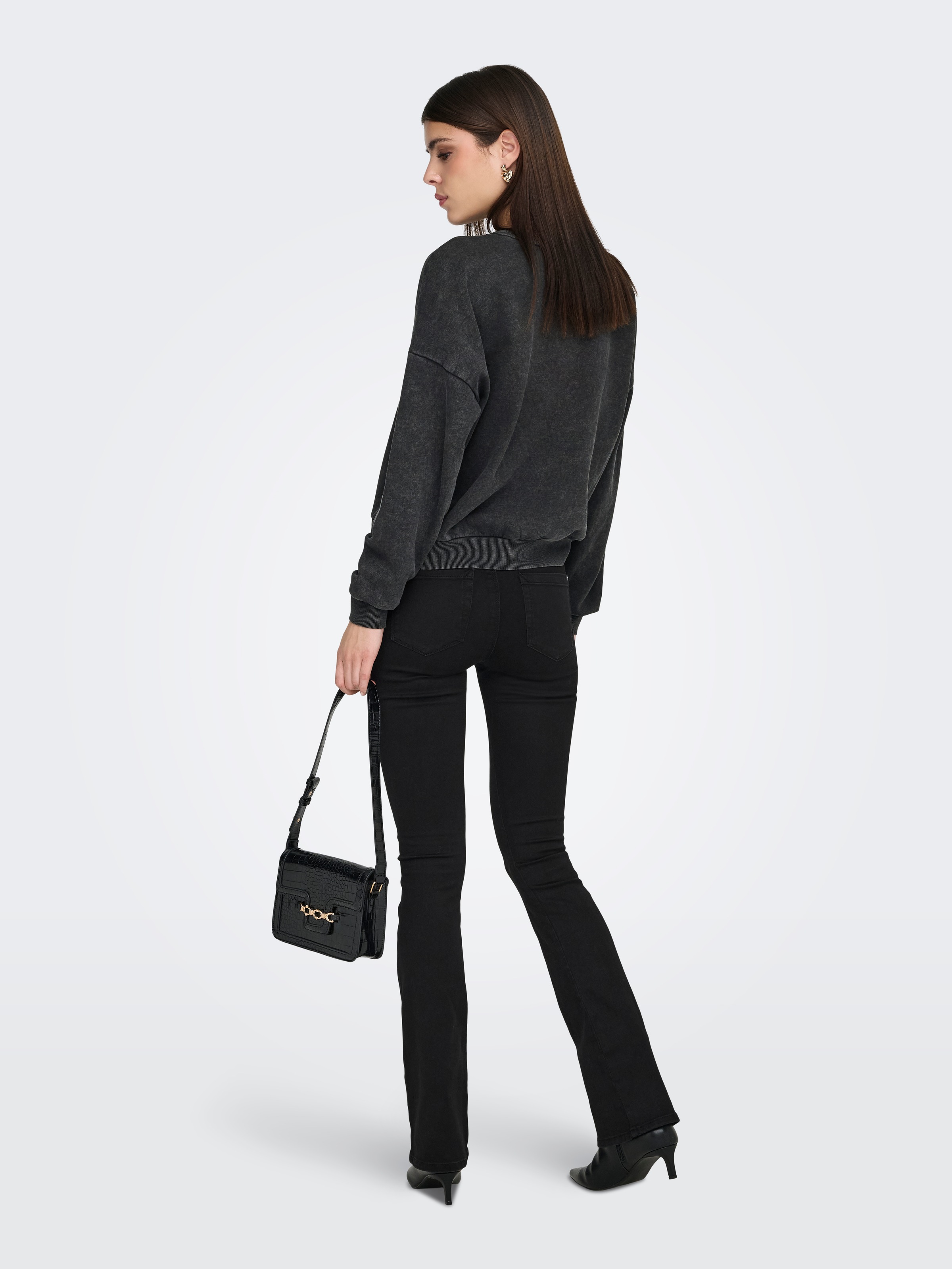 ONLY Sweatshirt »ONLLAUREN L/S LEO O-NECK CC SWT«
