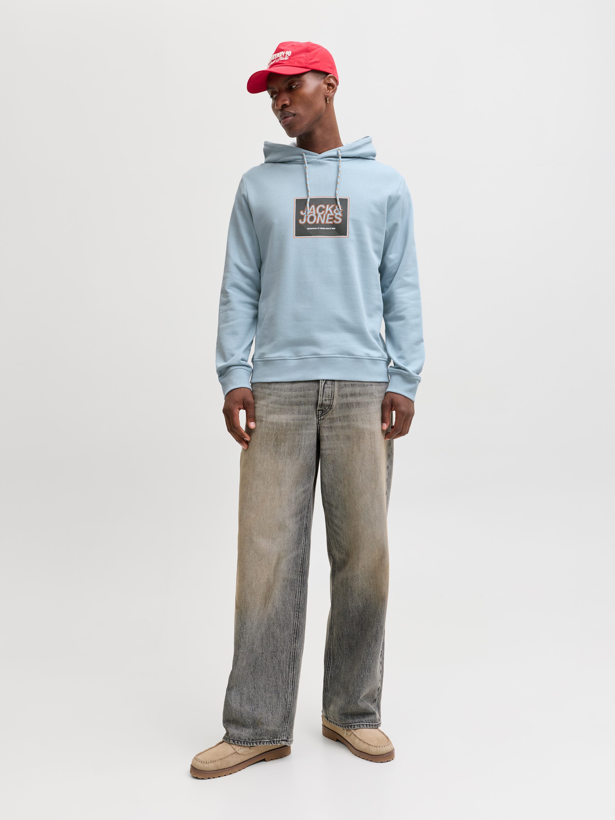 Jack & Jones Kapuzensweatshirt »JJRAIN SWEAT HOOD UNB«
