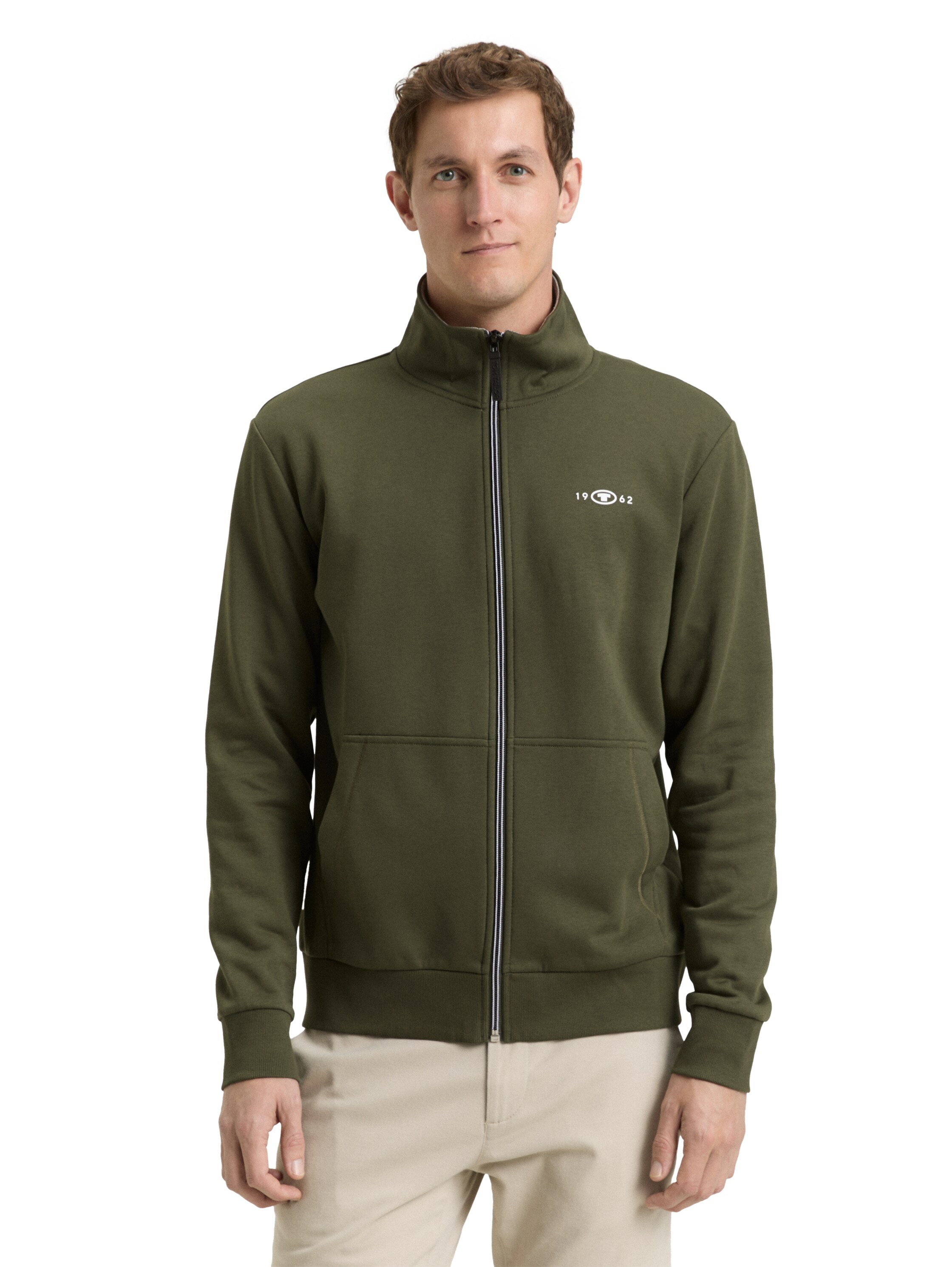 TOM TAILOR Sweatjacke mit Logo Stickerei günstig online kaufen