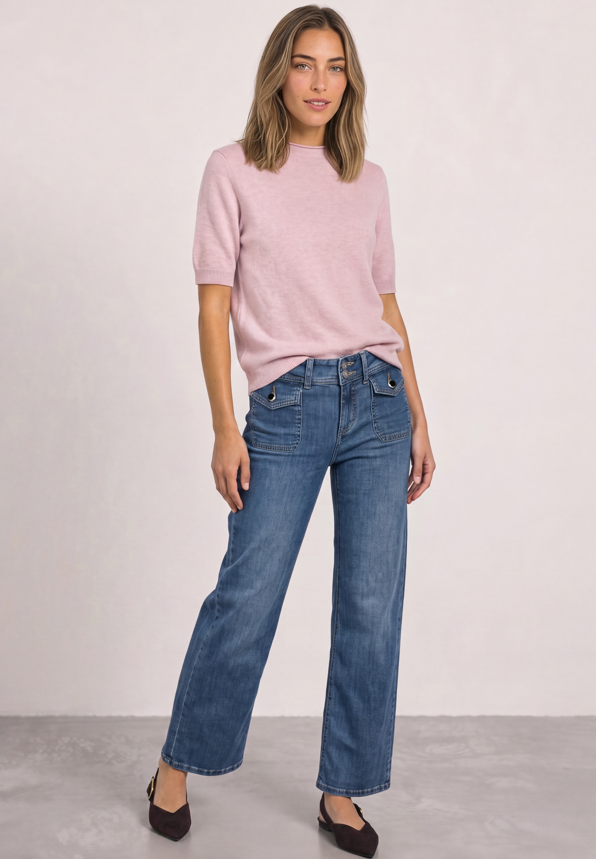 STREET ONE Comfort-fit-Jeans Middle Waist