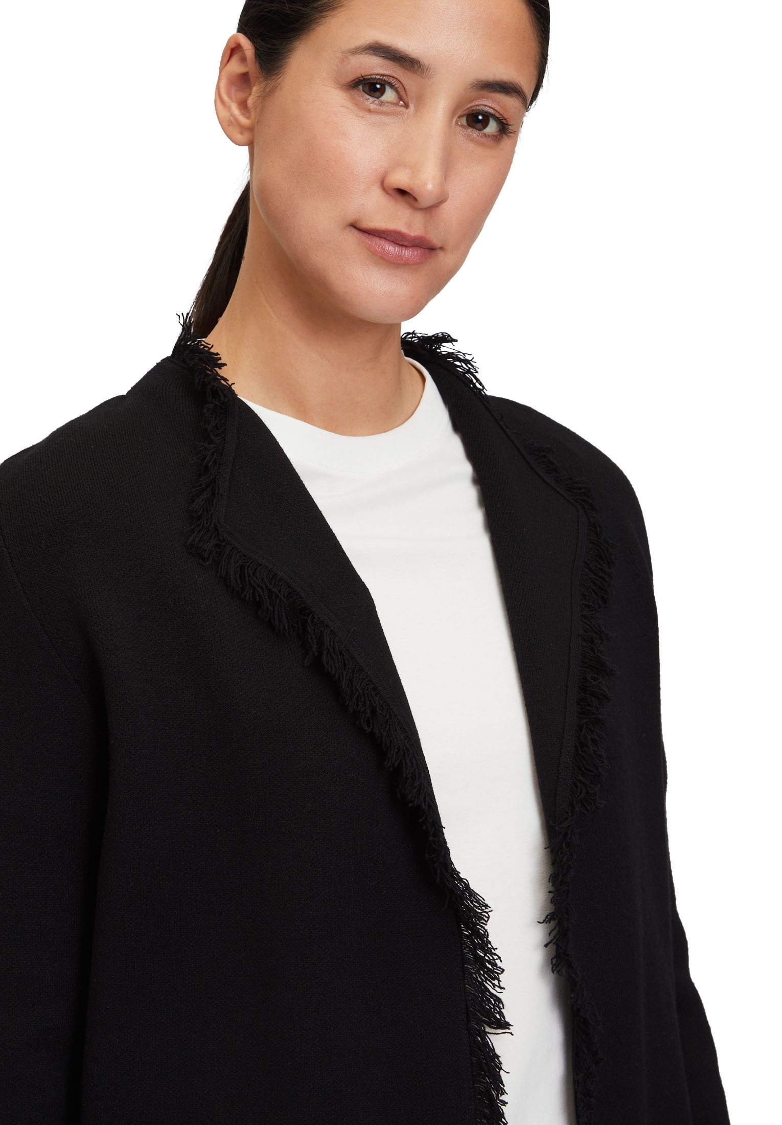 Cartoon Strickjacke »Cartoon Damen Strick-Cardigan mit Fransen«, Fransen