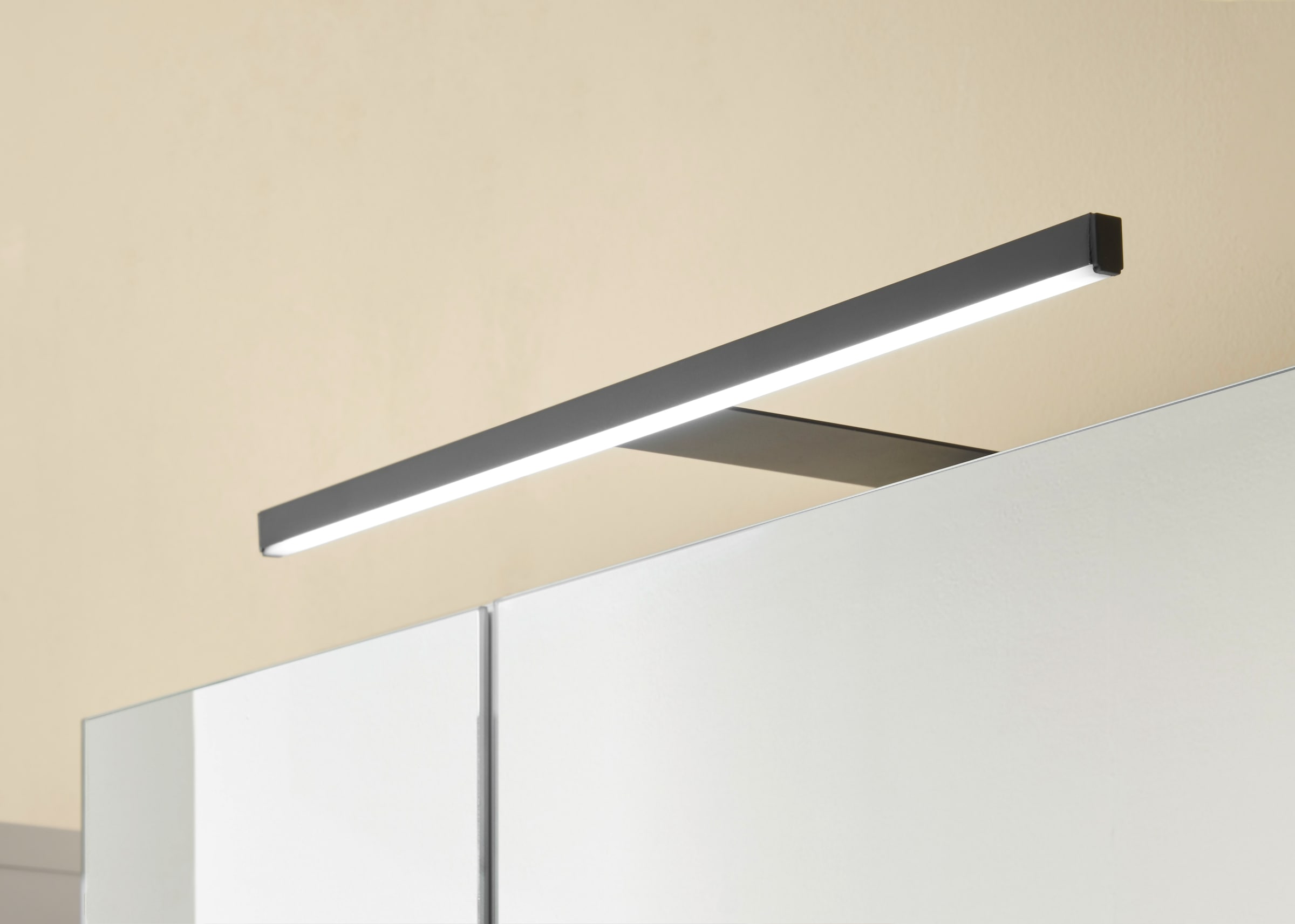 BASIC by Balculina Spiegelschrank »Denver Spiegelschrank, Badezimmerschrank BxHxT 60x75x22« 1 Stk. tlg. Breite 60 cm, Tür L/R montierbar, Softclose