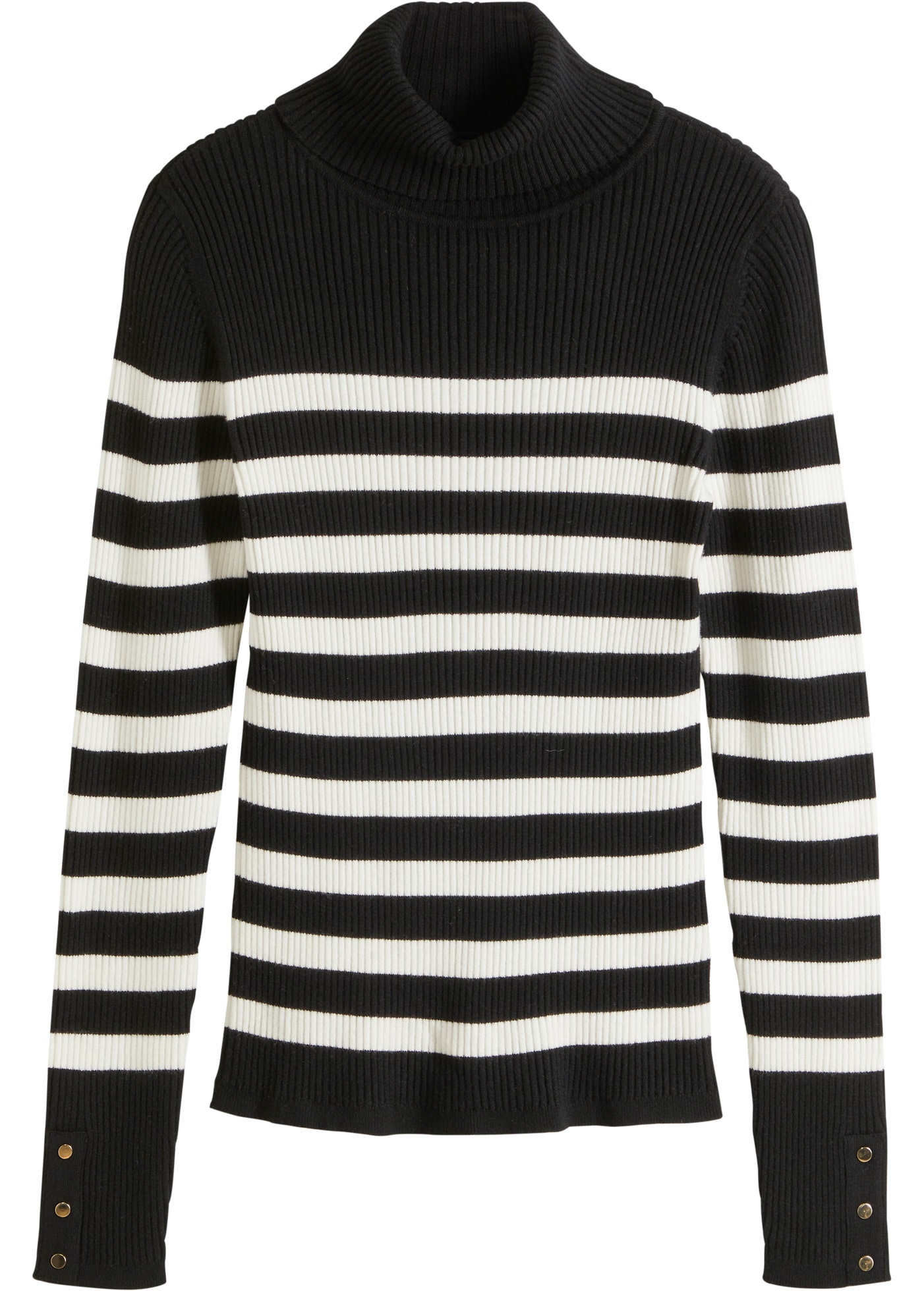 bonprix Rollkragenpullover aus Viskose, Polyamid und Polyester, mit Rollkragen