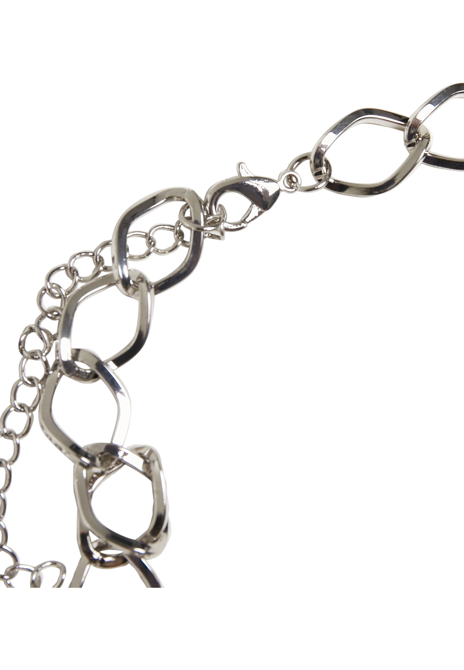 URBAN CLASSICS Edelstahlkette »Urban Classics Unisex Big Classic Necklace 2-Pack«