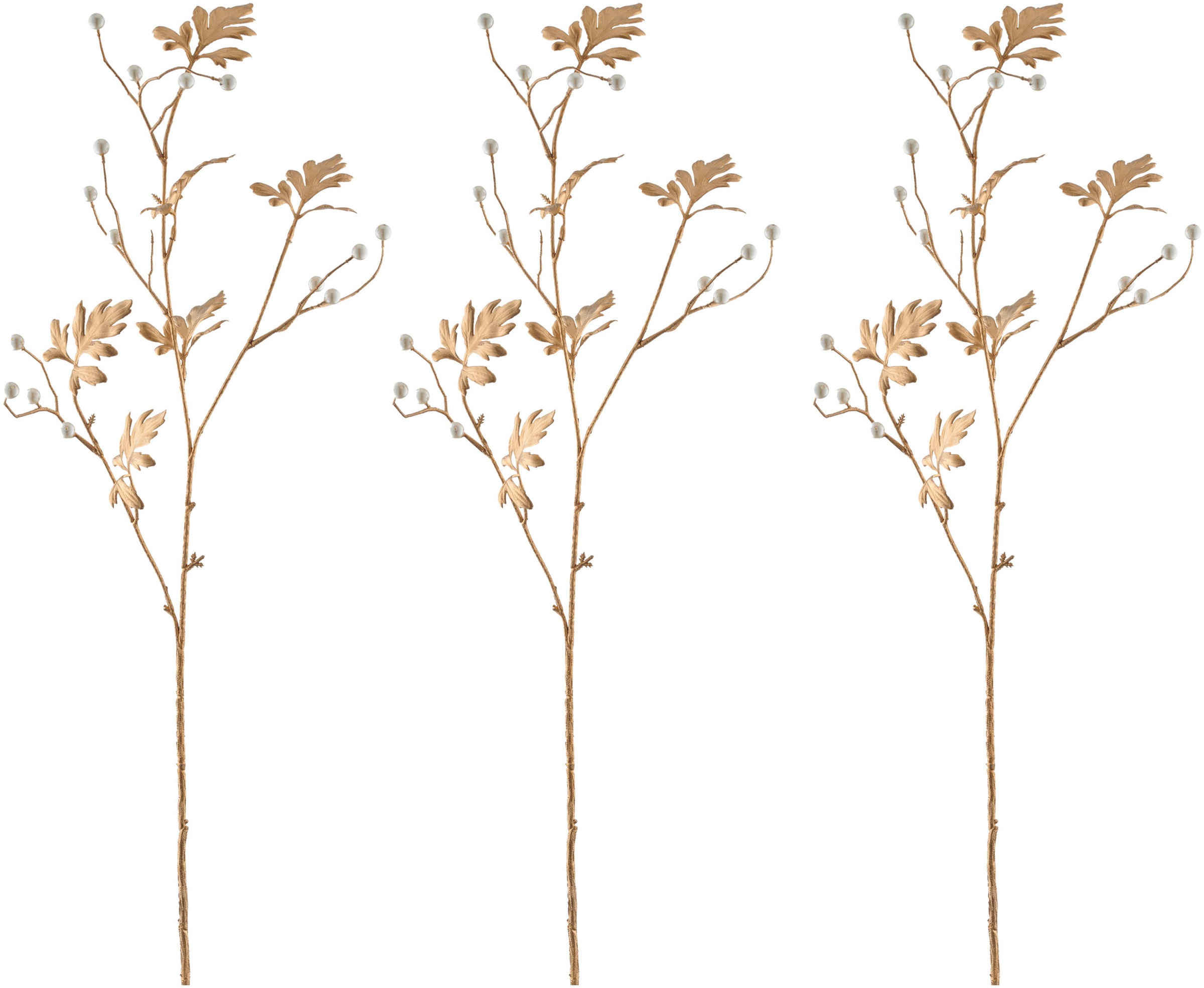 Creativ green Kunstzweig "Blattzweig" in festlicher Farbe günstig online kaufen