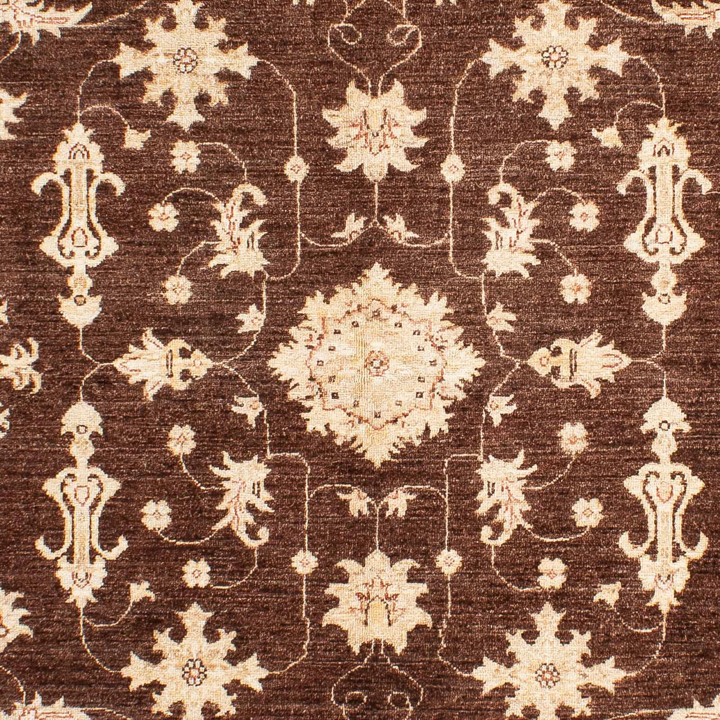 morgenland Orientteppich »Perser - Nomadic - 233 x 167 cm - braun«, rechteckig, Wohnzimmer, Handgeknüpft, Einzelstück mit Zertifikat