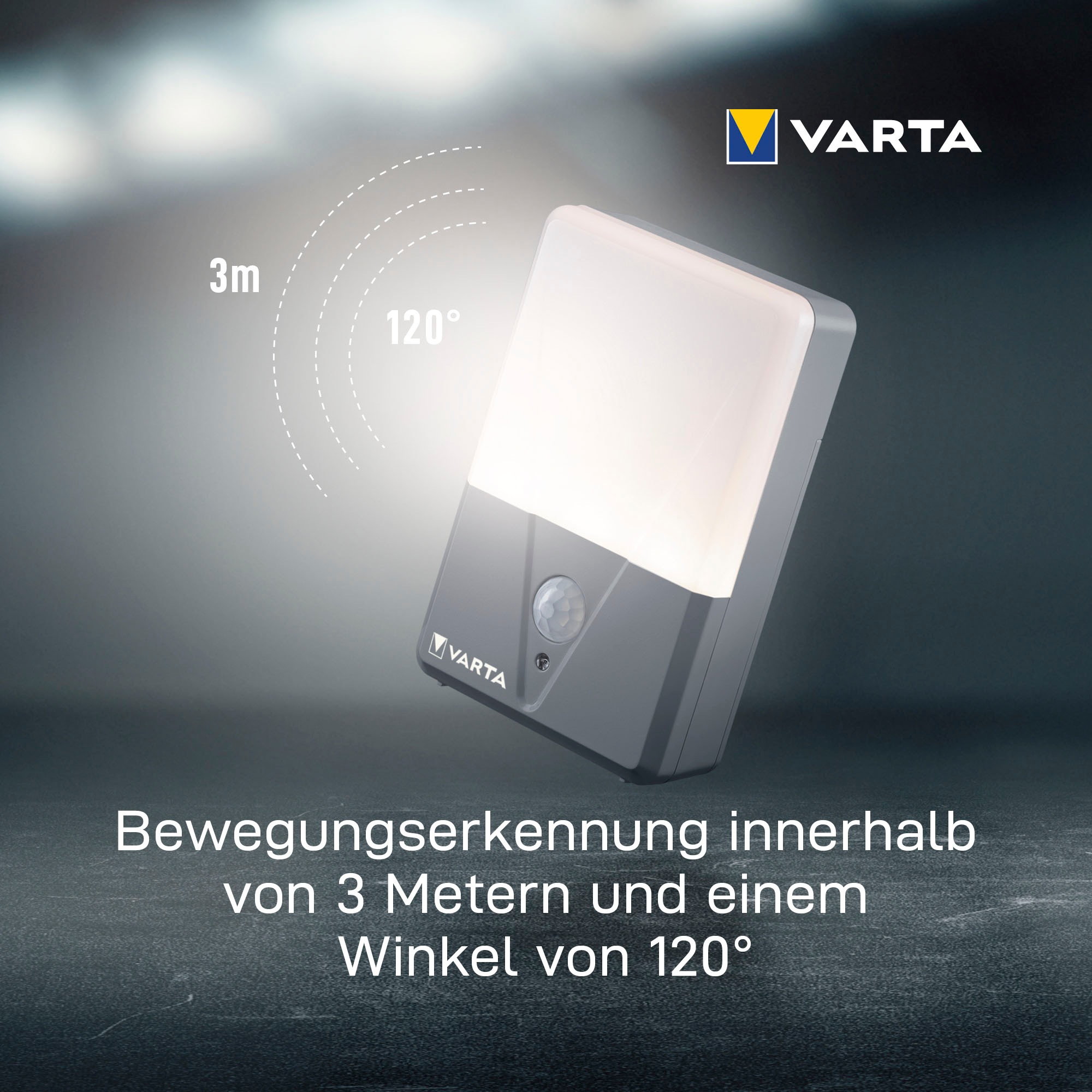 VARTA Taschenlampe »Motion Sensor Night Light 2er-Pack«, (Packung, 2 St.)