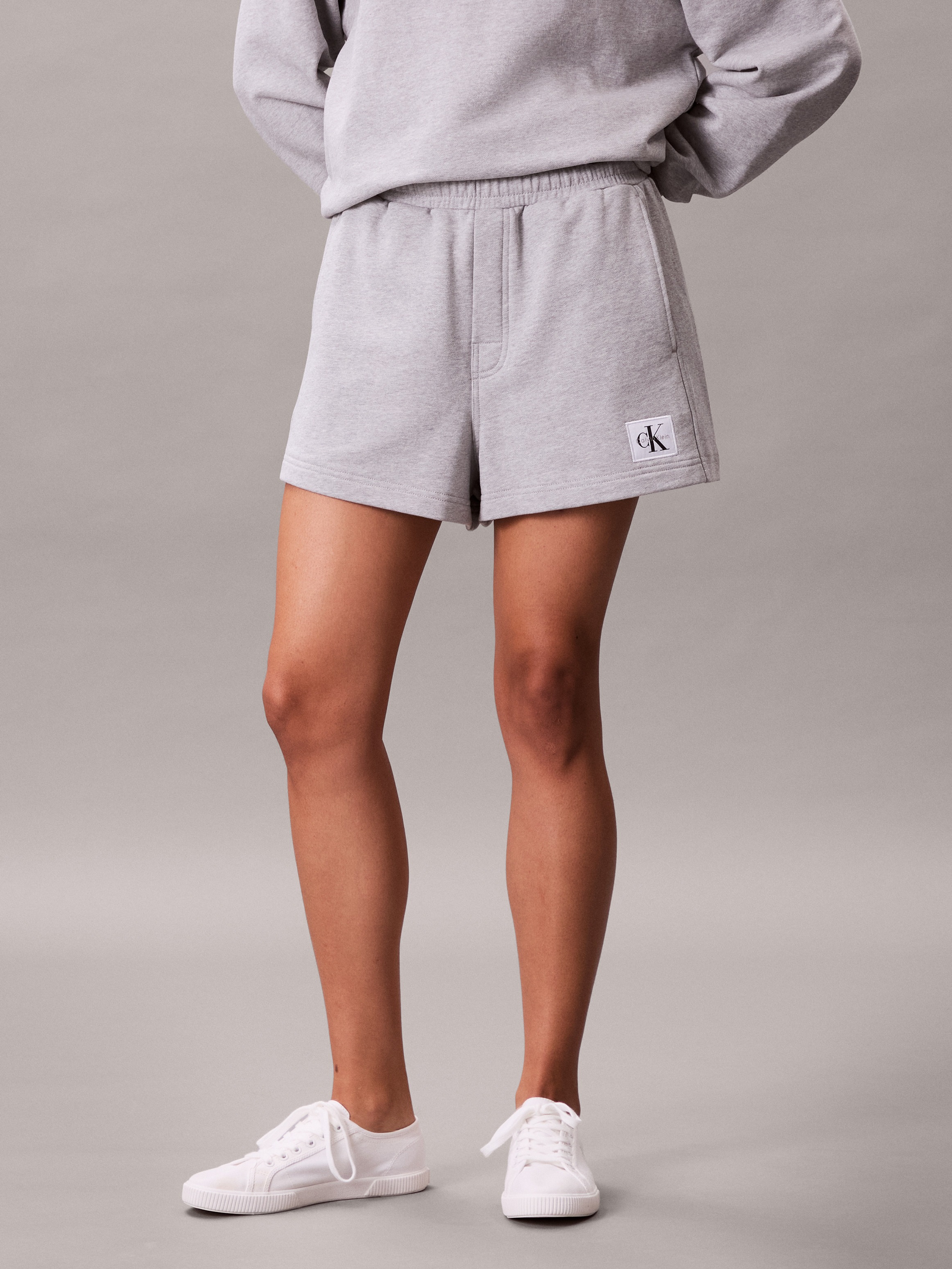 Calvin Klein Jeans Sweatshorts "A - FRNCH TRRY BDG L", Mit elastischem Bund günstig online kaufen
