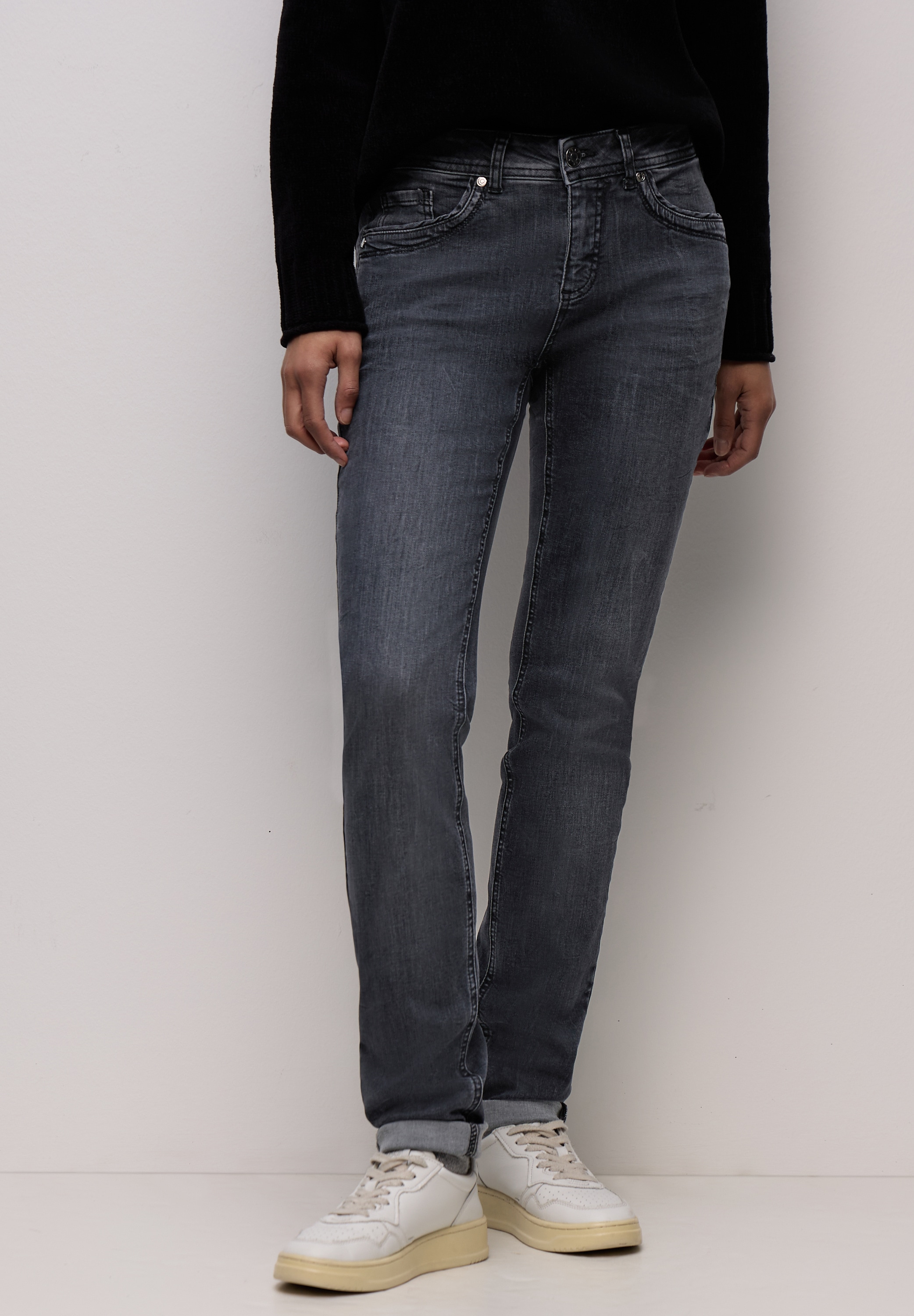 STREET ONE Slim-fit-Jeans 5-Pocket-Style