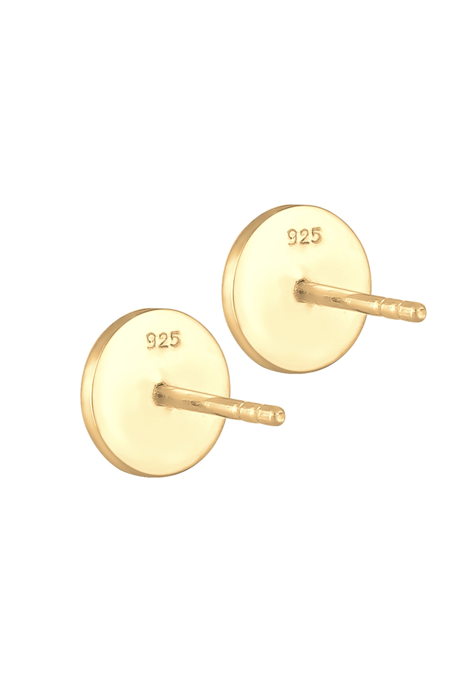 Kuzzoi Paar Ohrstecker »Ohrstecker Plättchen 925 Sterling Silver«