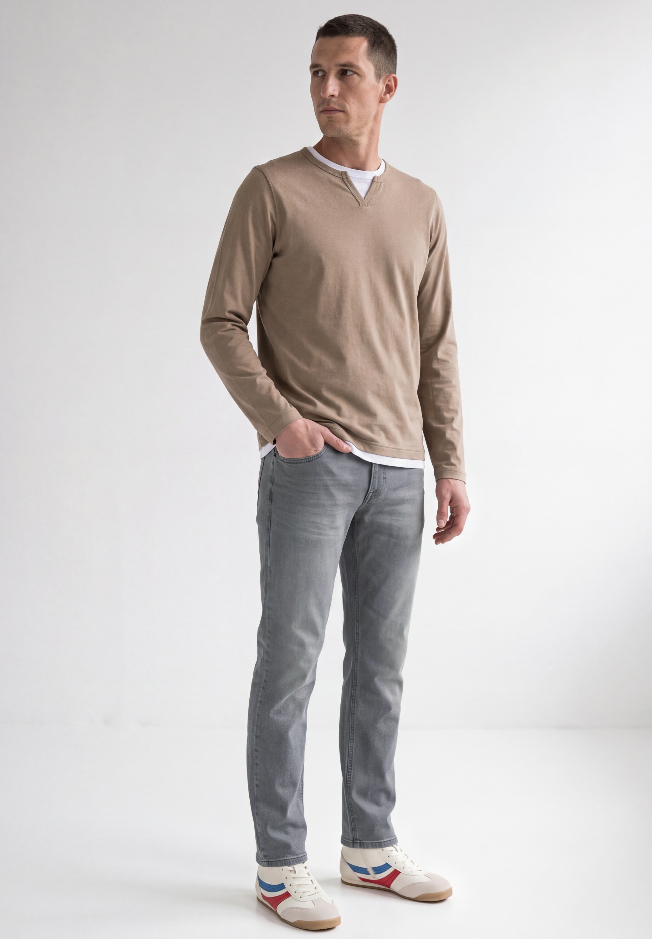 STREET ONE MEN Regular-fit-Jeans Middle Waist