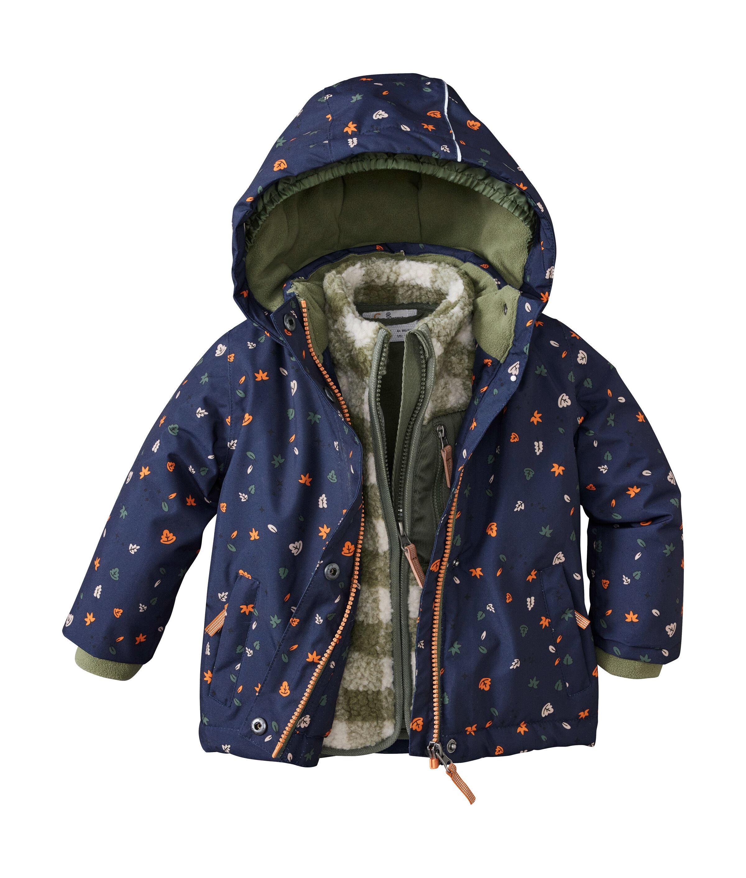 first instinct by killtec Funktionsjacke »FIOW 55 MNS JCKT«, Wind- und wasserdichte Kinderjacke mit verlängerbaren Ärmeln