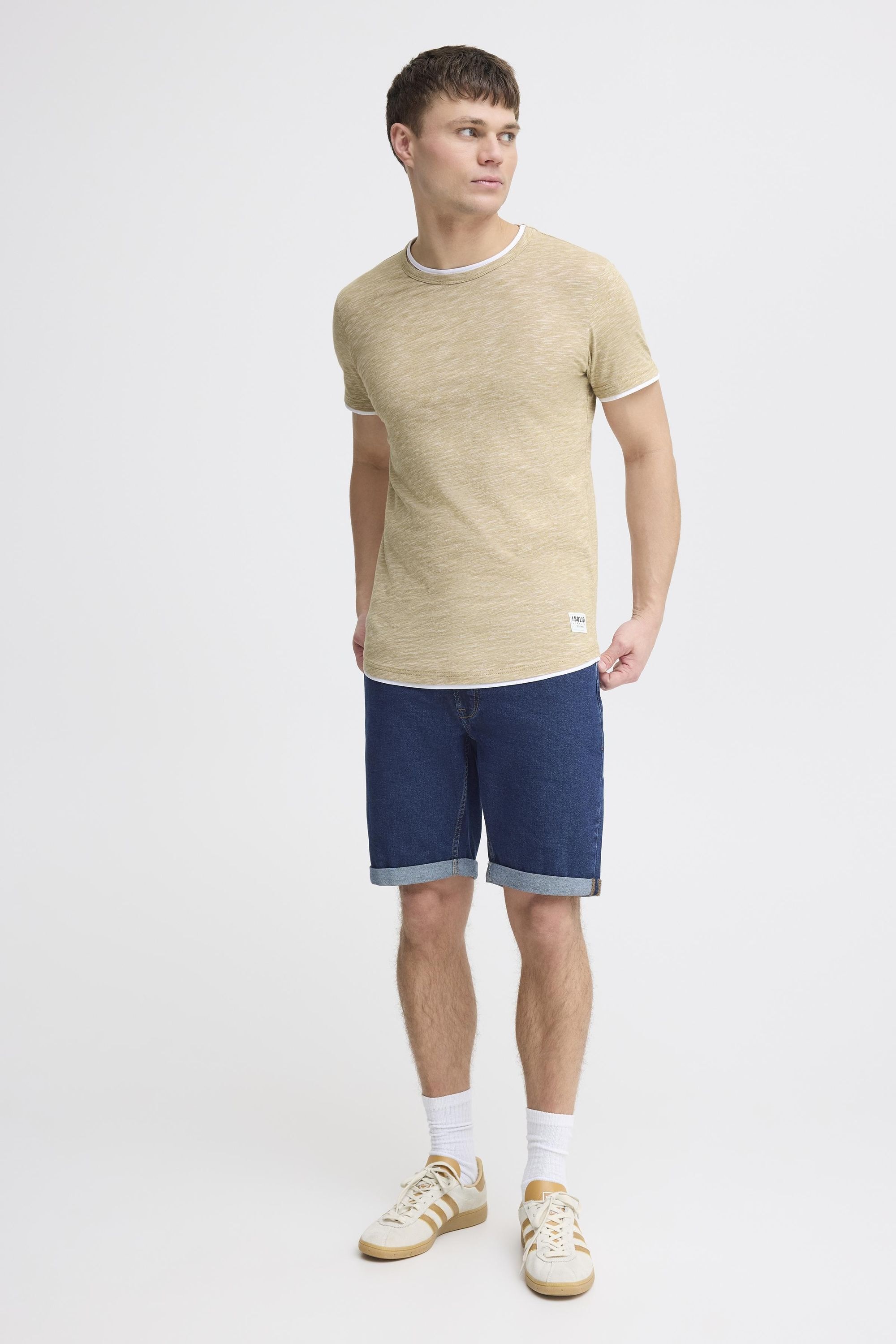 Solid Rundhalsshirt "Rundhalsshirt SDRigos" günstig online kaufen