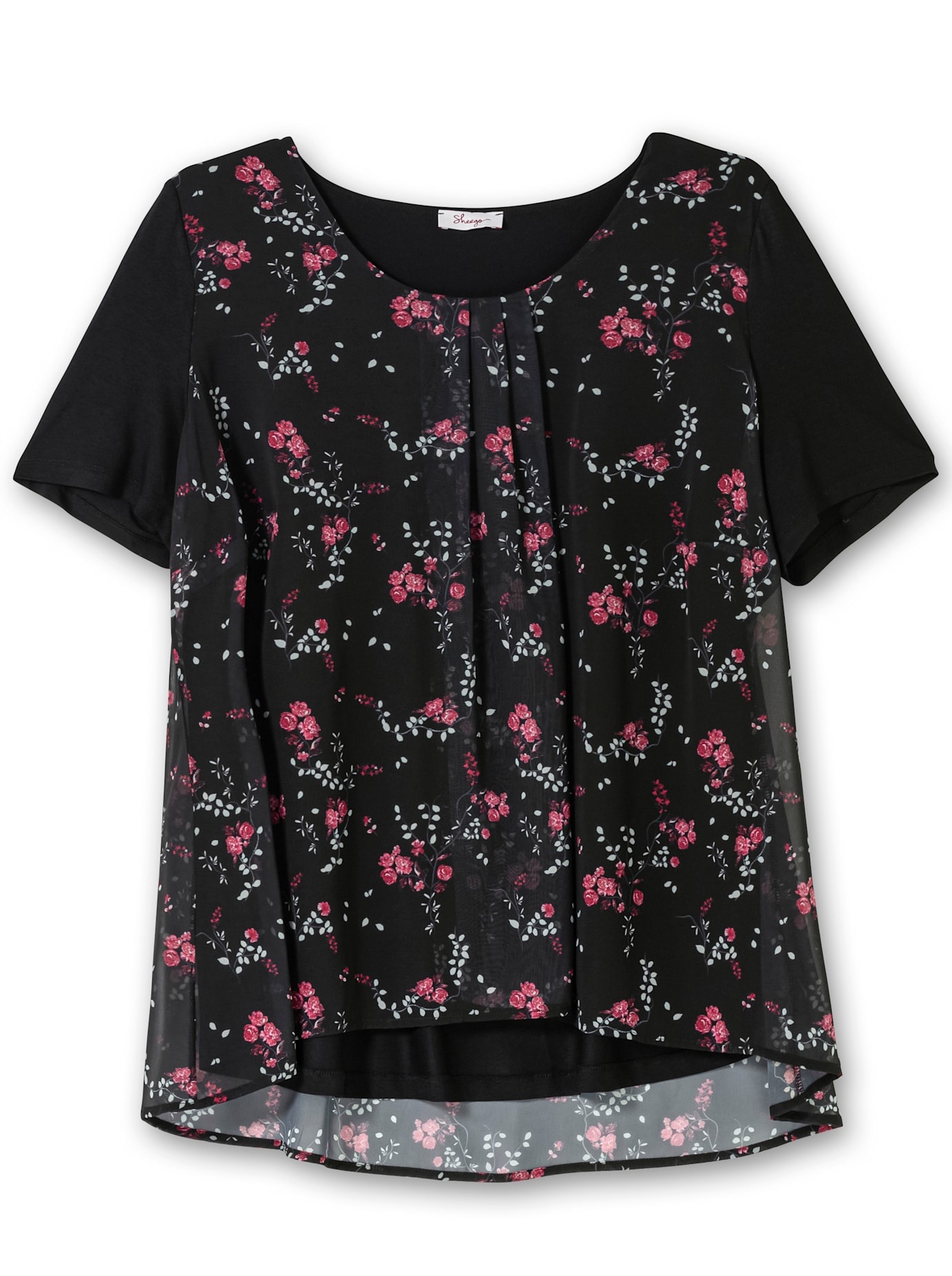 Sheego Blusenshirt »Blusenshirt«, (1 tlg.)