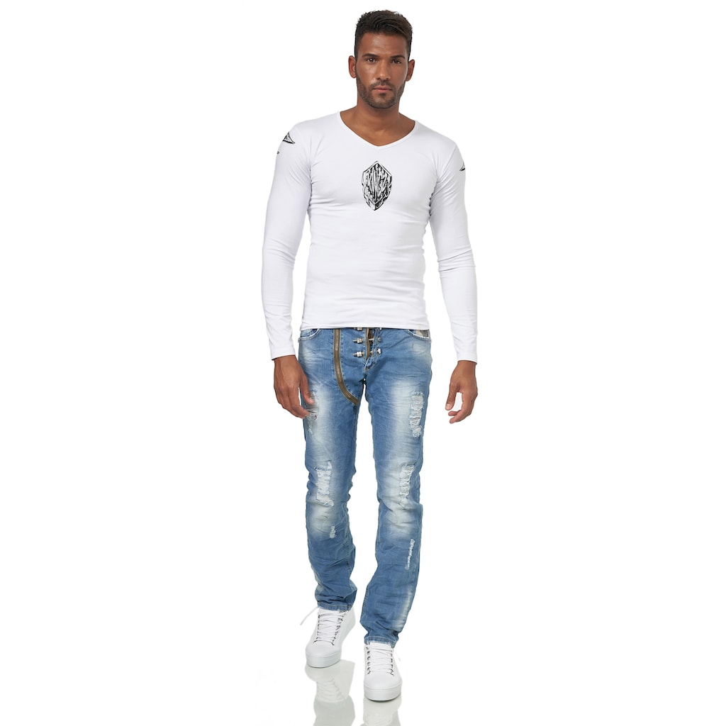 KINGZ Bequeme Jeans