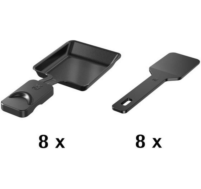 WMF Raclette »Lono Selection« 8 Stk. Raclettepfännchen 1.500 W variable Temperatureinstellung, LED-Beleuchtung