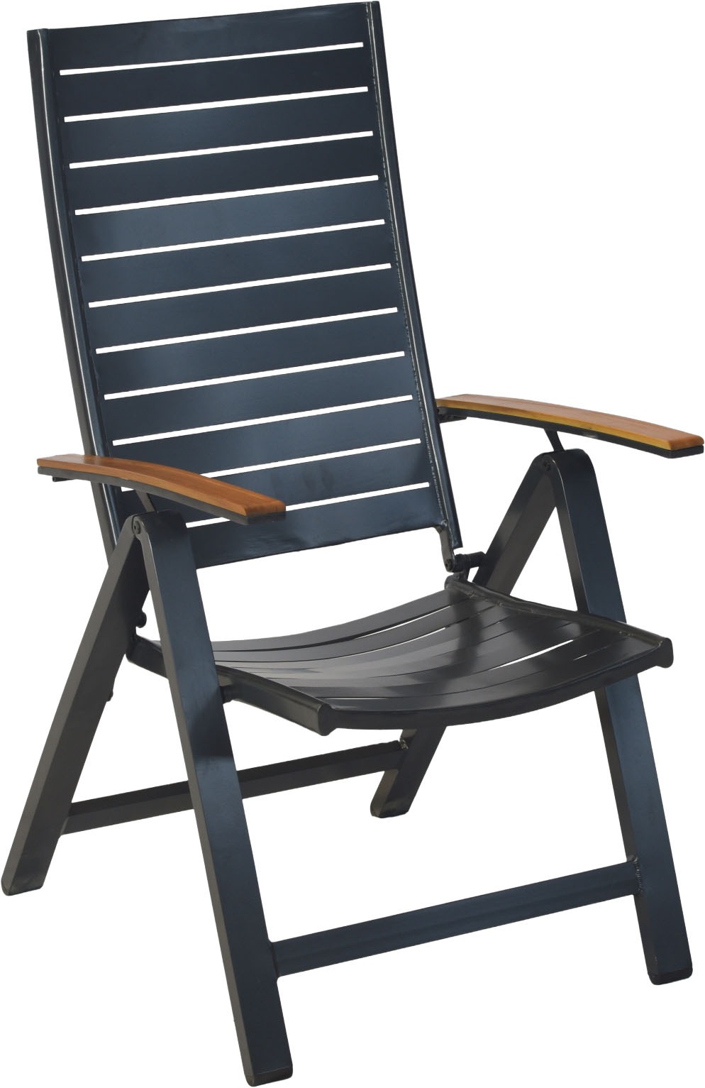 MERXX Garten-Essgruppe »Astros« Set, 13 tlg. inkl. 6 Klappsessel, 6 Auflagen, 1 Ausziehtisch