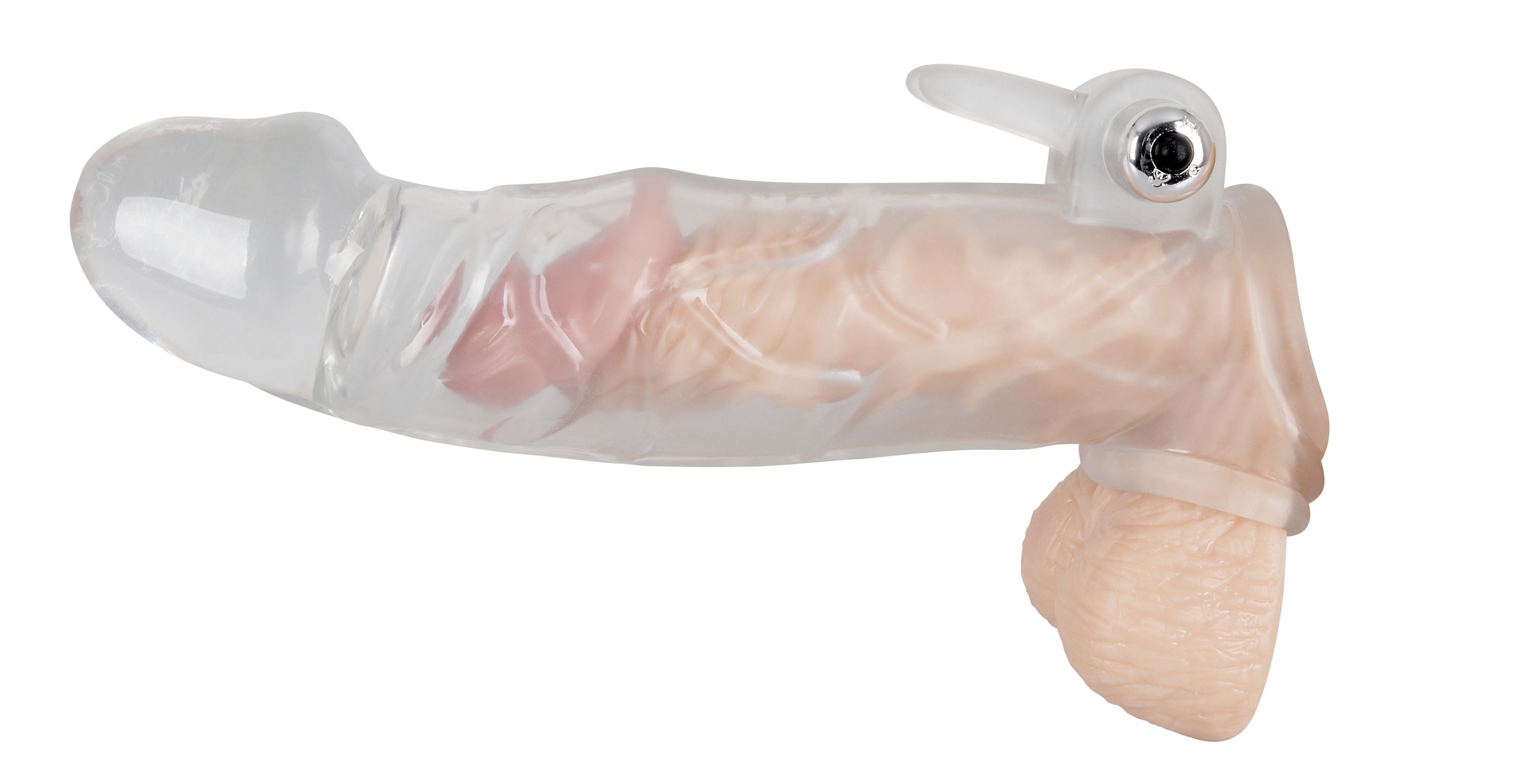Crystal Clear Penishülle »Penissleeve Penis sleeve with extension and vibration«