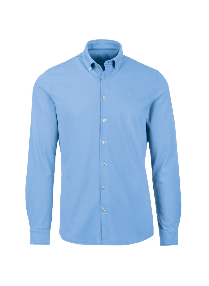 Trigema Poloshirt »TRIGEMA Business-Hemd aus DELUXE-Single-Jersey«, (1 tlg.)