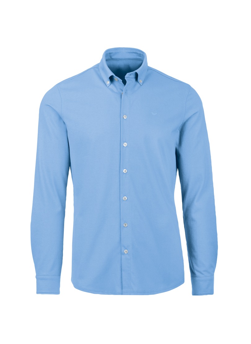 Trigema Poloshirt "TRIGEMA Business-Hemd aus DELUXE-Single-Jersey" 1 Stk. t günstig online kaufen