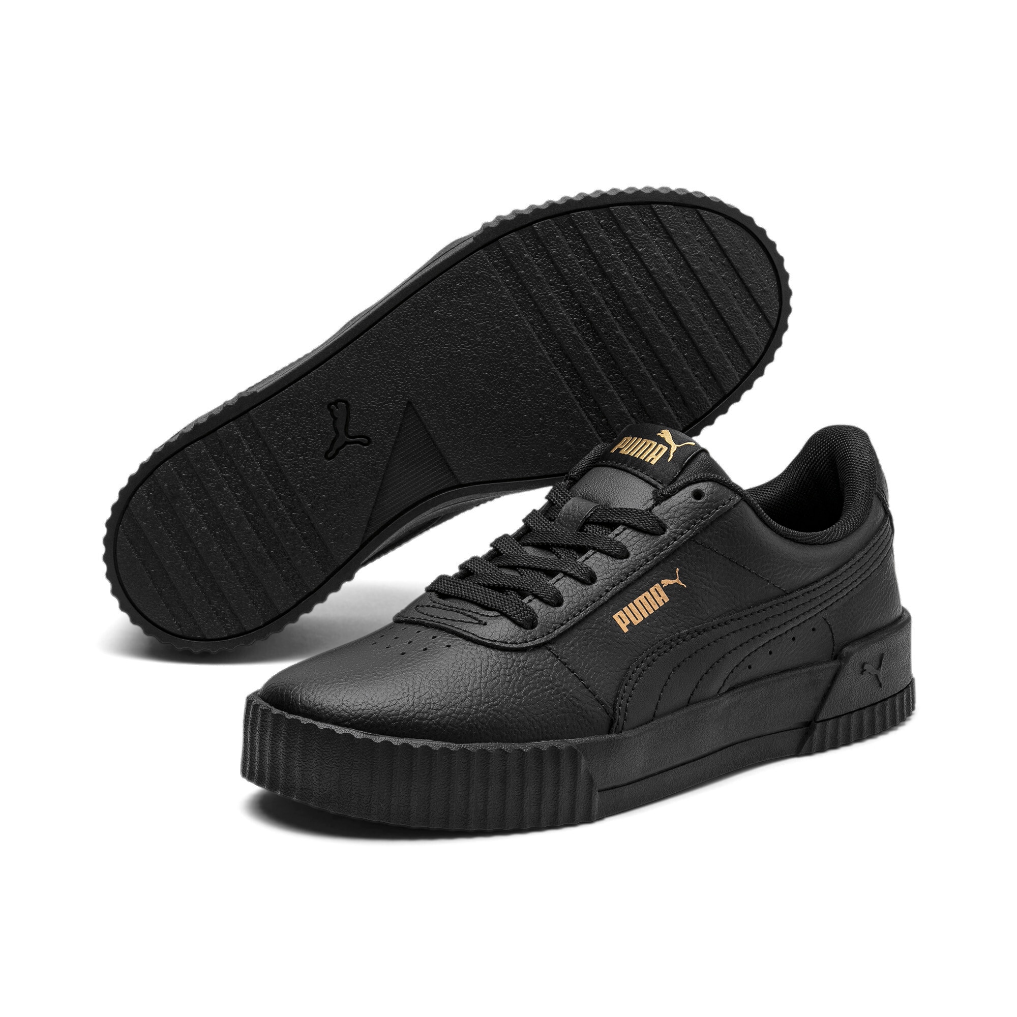 PUMA "CARINA L" mit perforierten Details, rutschfeste Gummilaufsohle