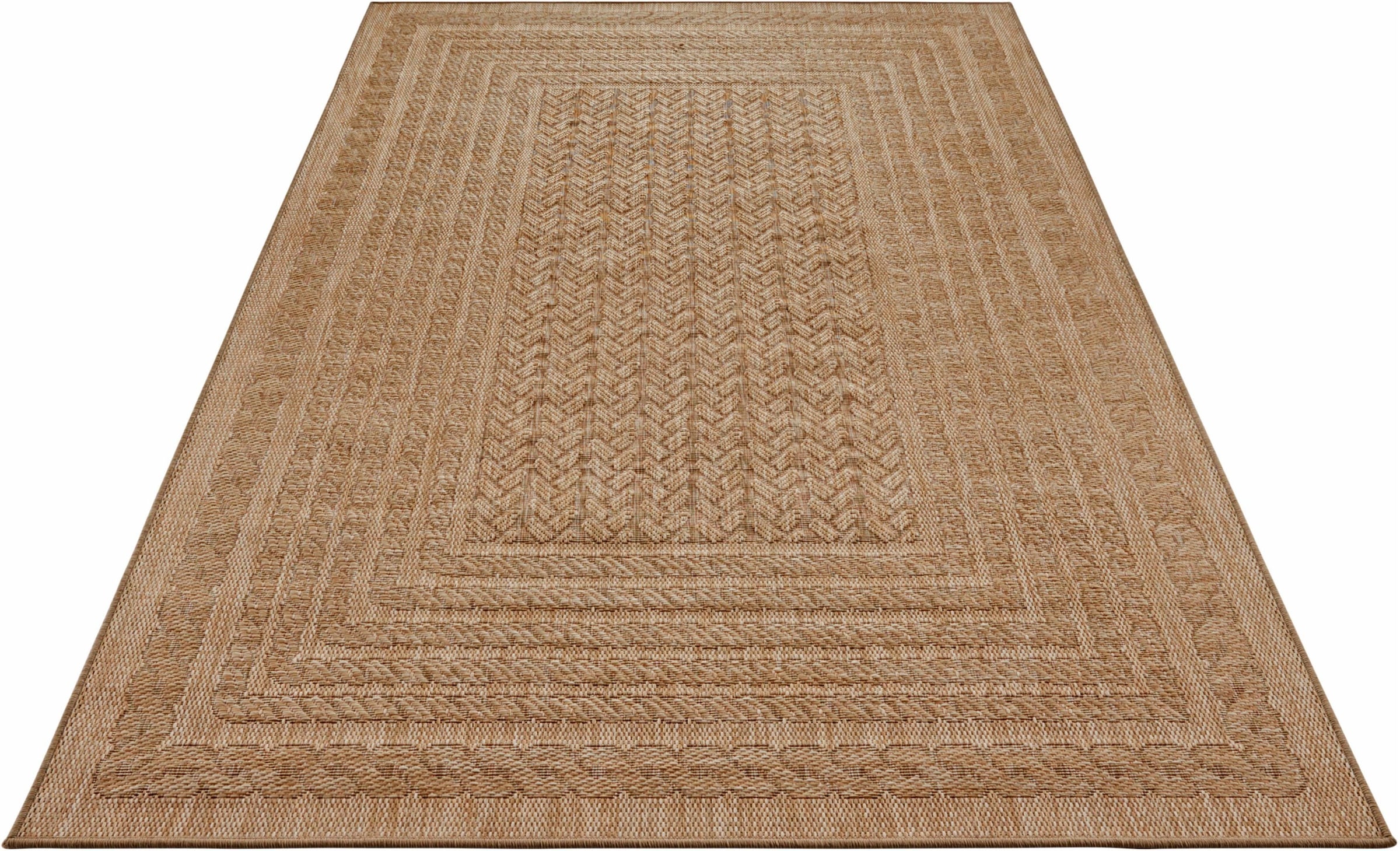 NORTHRUGS Teppich »Limonero«, rechteckig, In-& Outdoor, Flachgewebe, Teppich, Skandi, Garten, Wohnzimmer