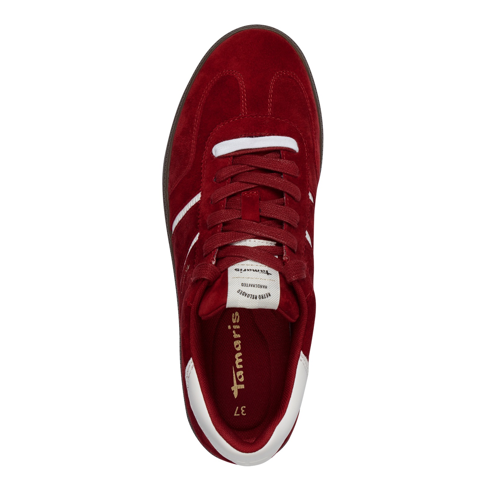 Tamaris Plateausneaker, Freizeitschuh, Halbschuh, Schnürschuh mit gepolstertem Schaftrand
