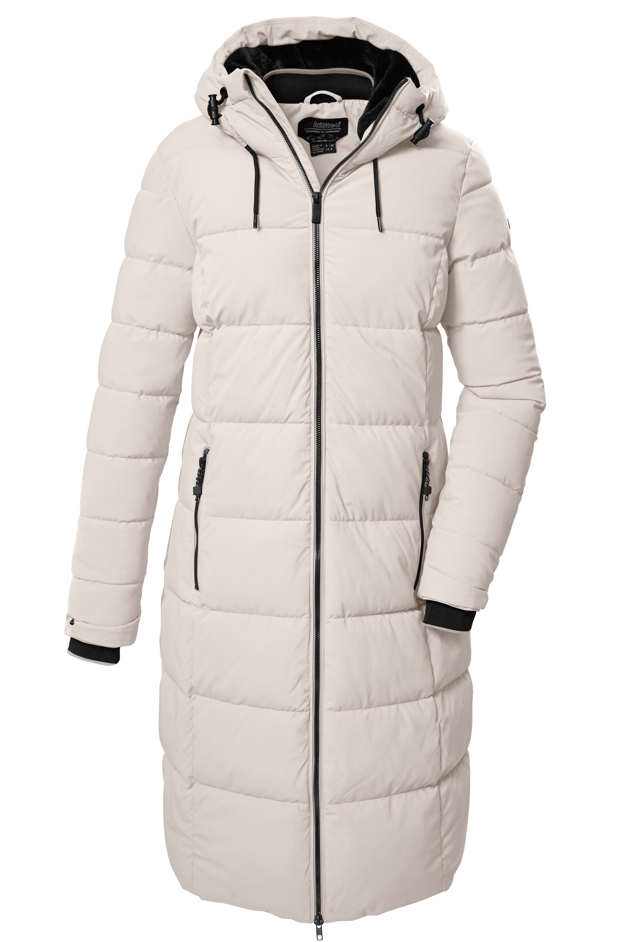 KILLTEC Damen Funktionsmantel "KOW 56 WMN QLTD CT"weißer sand, Gr. 38, Obermaterial: 100% Polyester. Futter: 100% Polyester. Wattierung: 100%