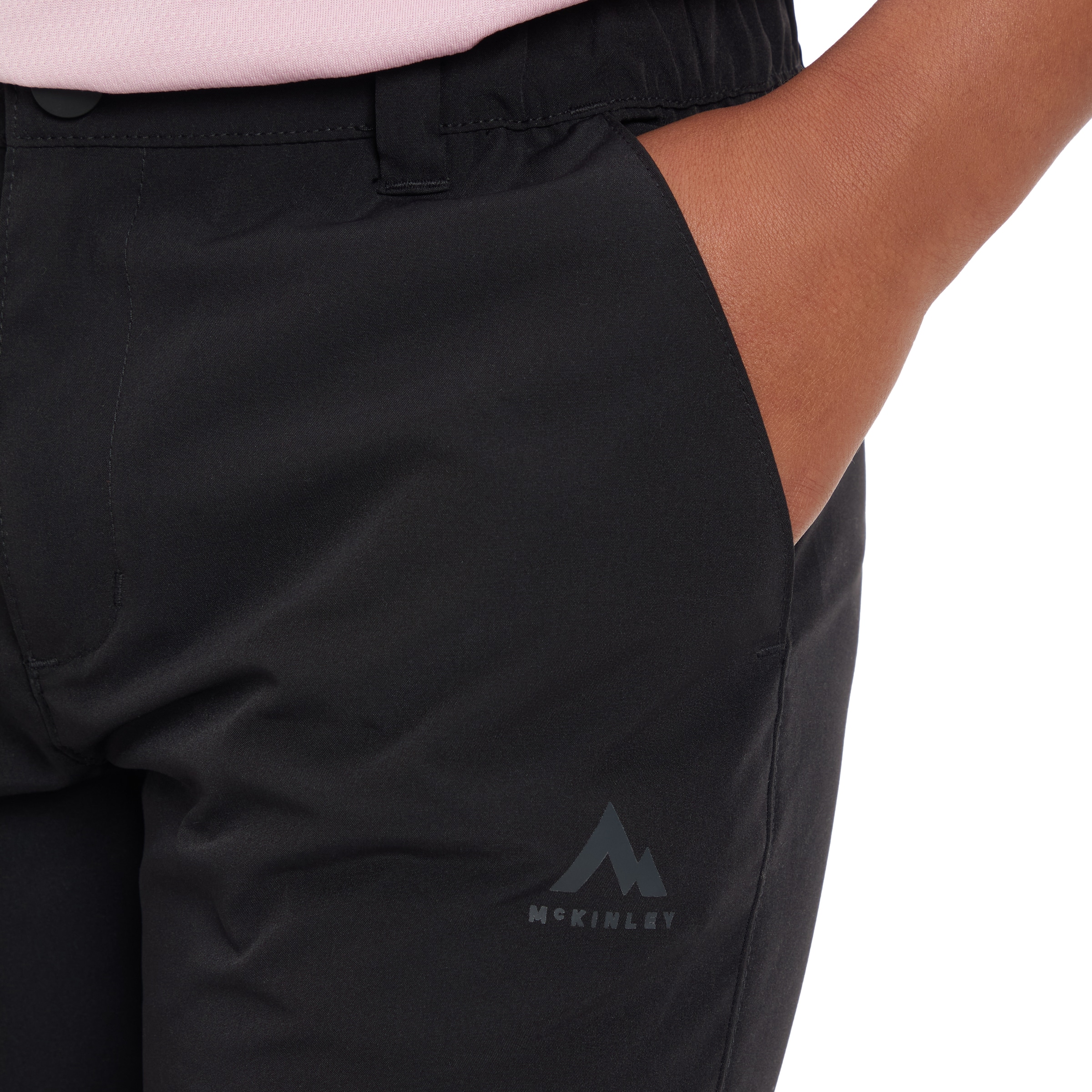 McKINLEY Outdoorhose »KI.-ABZIPPHOSE SANNA ZFF PNT J«  aus Stretch-Material, atmungsaktiv, schnelltrocknend