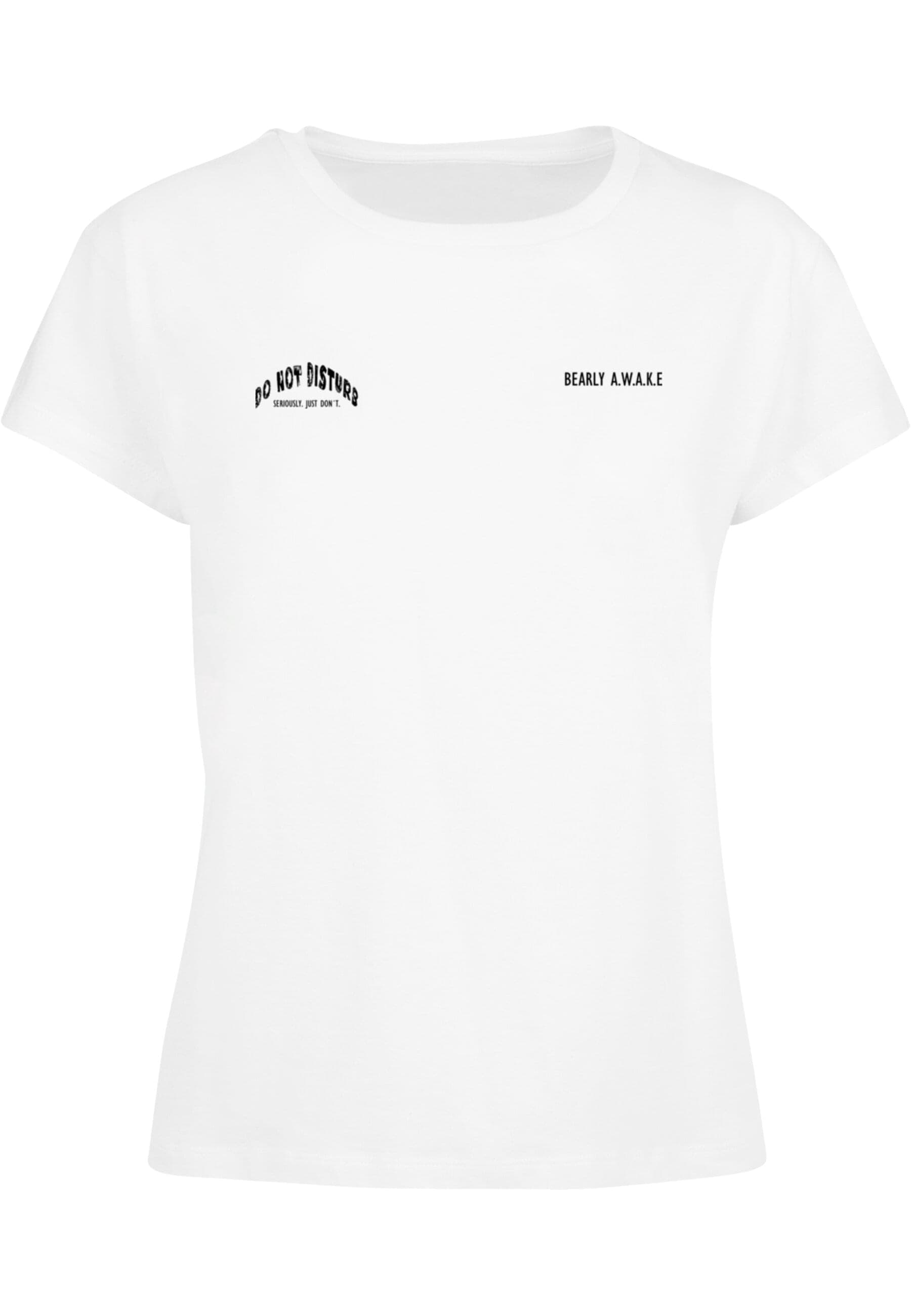 Merchcode T-Shirt "Merchcode Damen Ladies Barely Awake Box Tee" günstig online kaufen