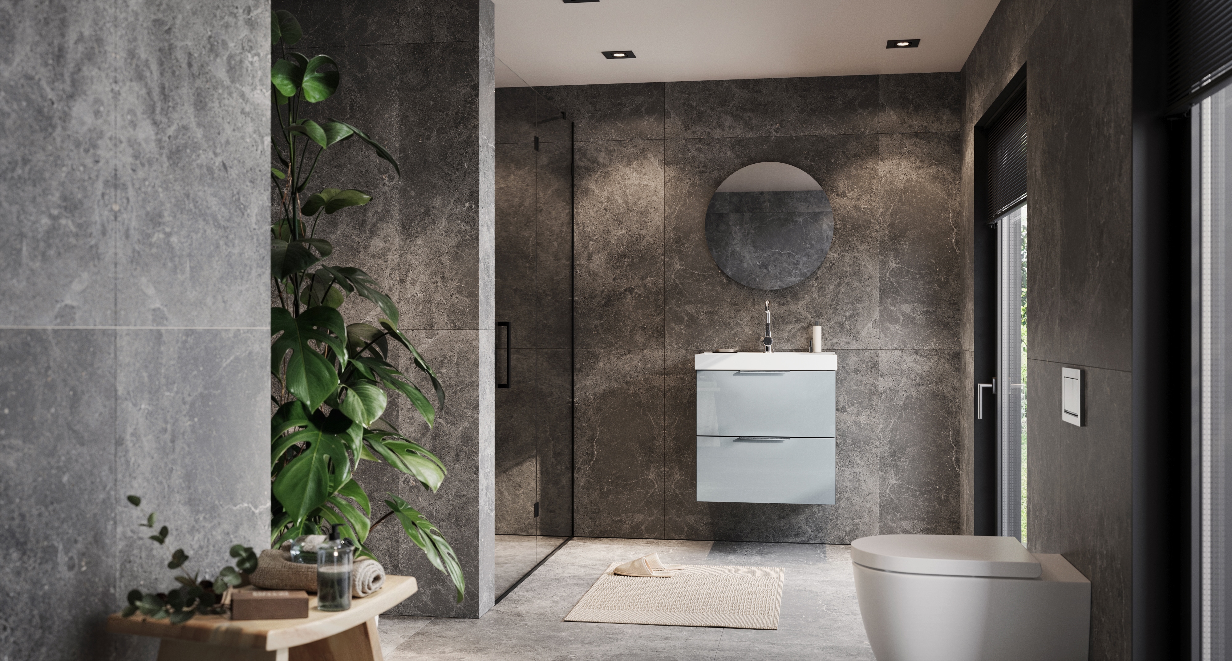 GERMANIA Waschtisch "Bisbee" 1 Stk. tlg. Waschtisch mit Glasfront in versch günstig online kaufen