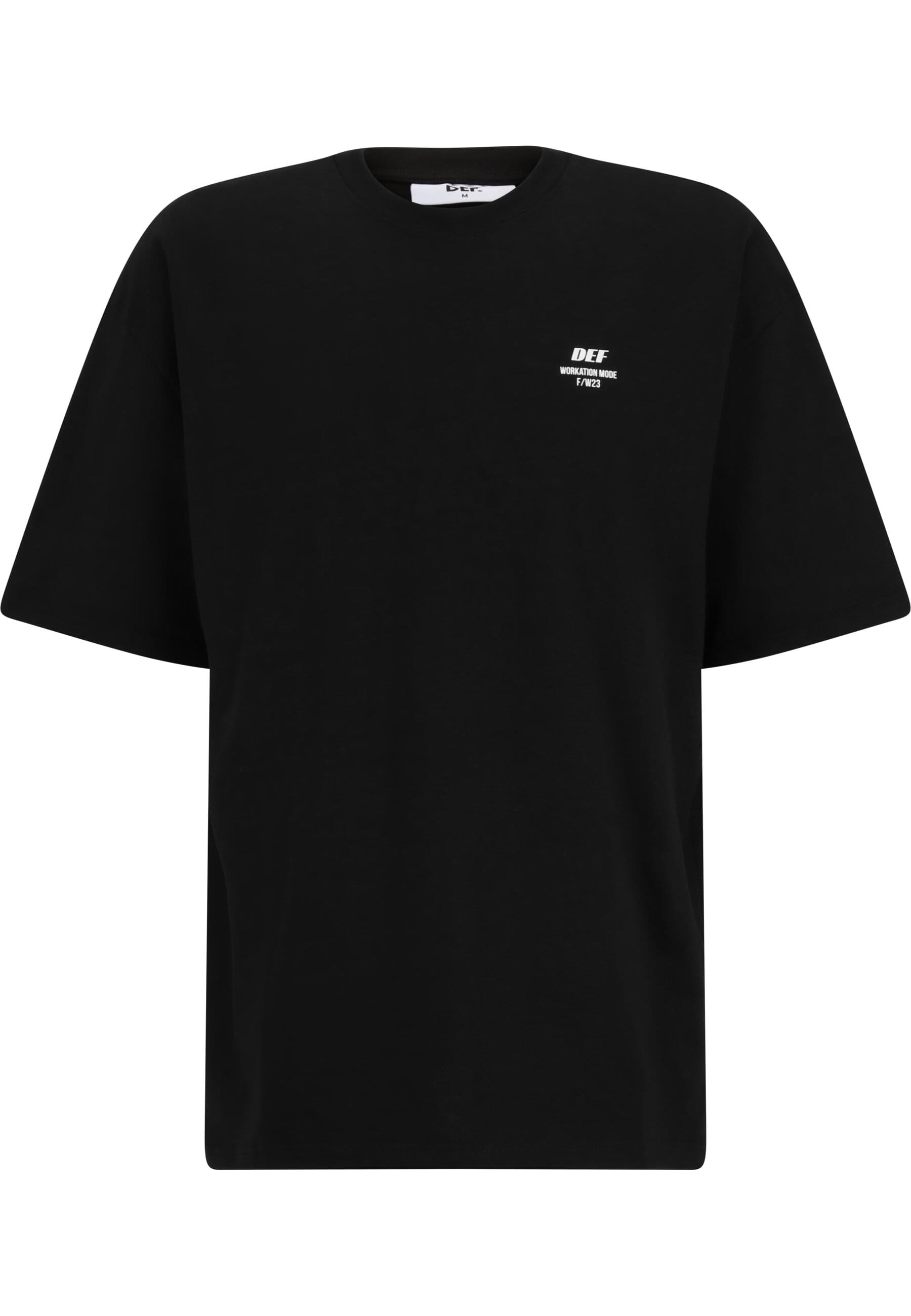 DEF T-Shirt »DEF Herren DEF Busy Tshirt«, (1 tlg.)
