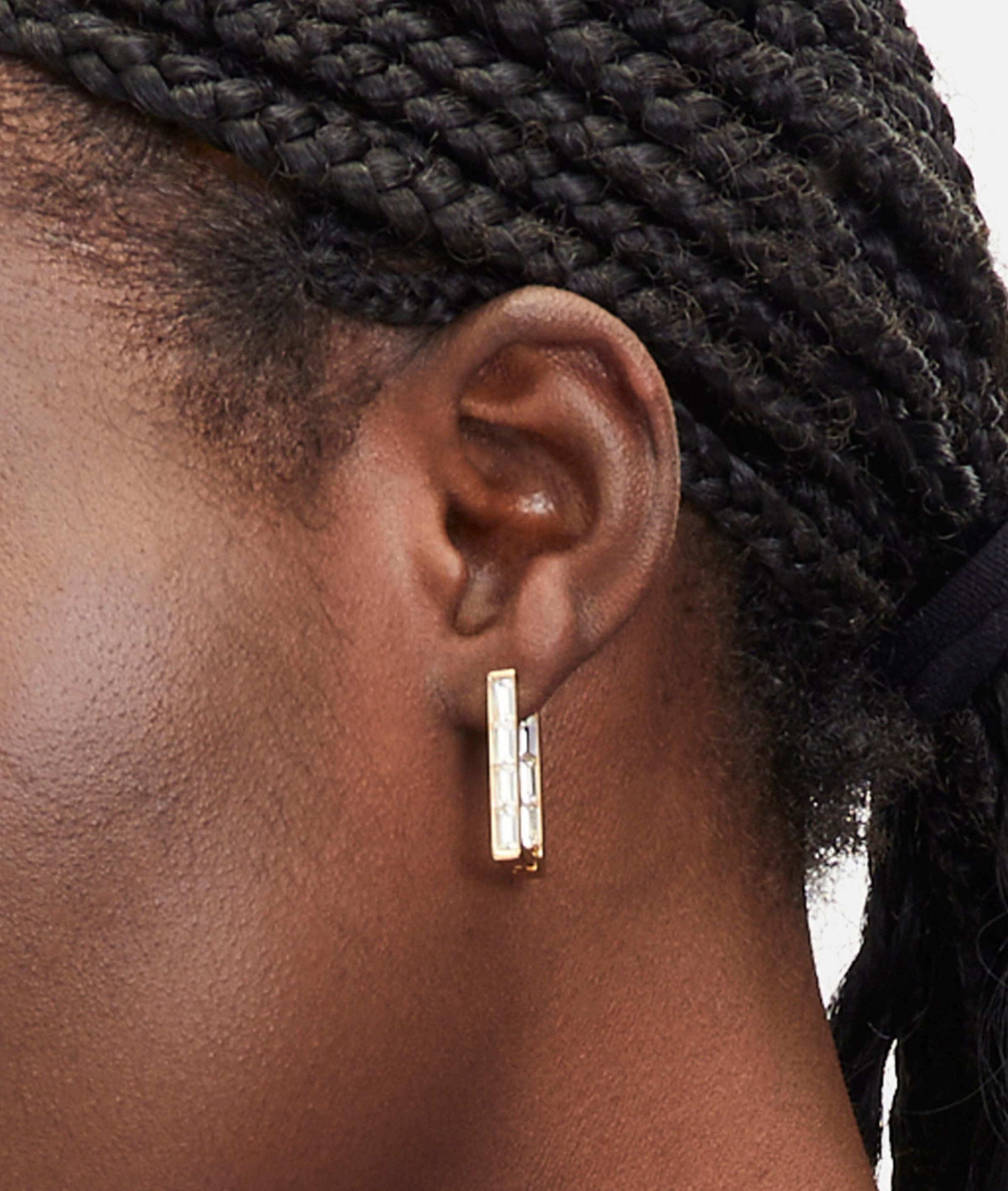 Liebeskind Berlin Paar Creolen »Schmuck Edelstahl Ohrringe The Festive Mini Link Sparkle«, mit Zirkonia (synth.) - Einhänger abnehmbar