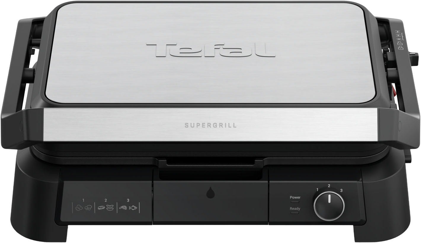 Tefal Kontaktgrill "SuperGrill 3in1 XL, Grill, Barbeque-, Ofenposition, 3 T günstig online kaufen