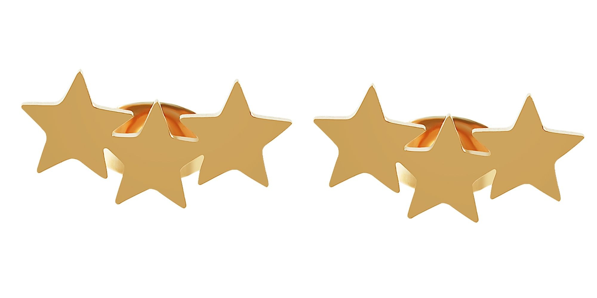 Paar Ohrhänger ADELIA´S "Damen Ohrringe – Ohrstecker aus Edelstahl", Damen, Gr. Damen, Edelstahl, gold, Ohrringe, Ein kleines Geschenk mit großer Wirkung 10