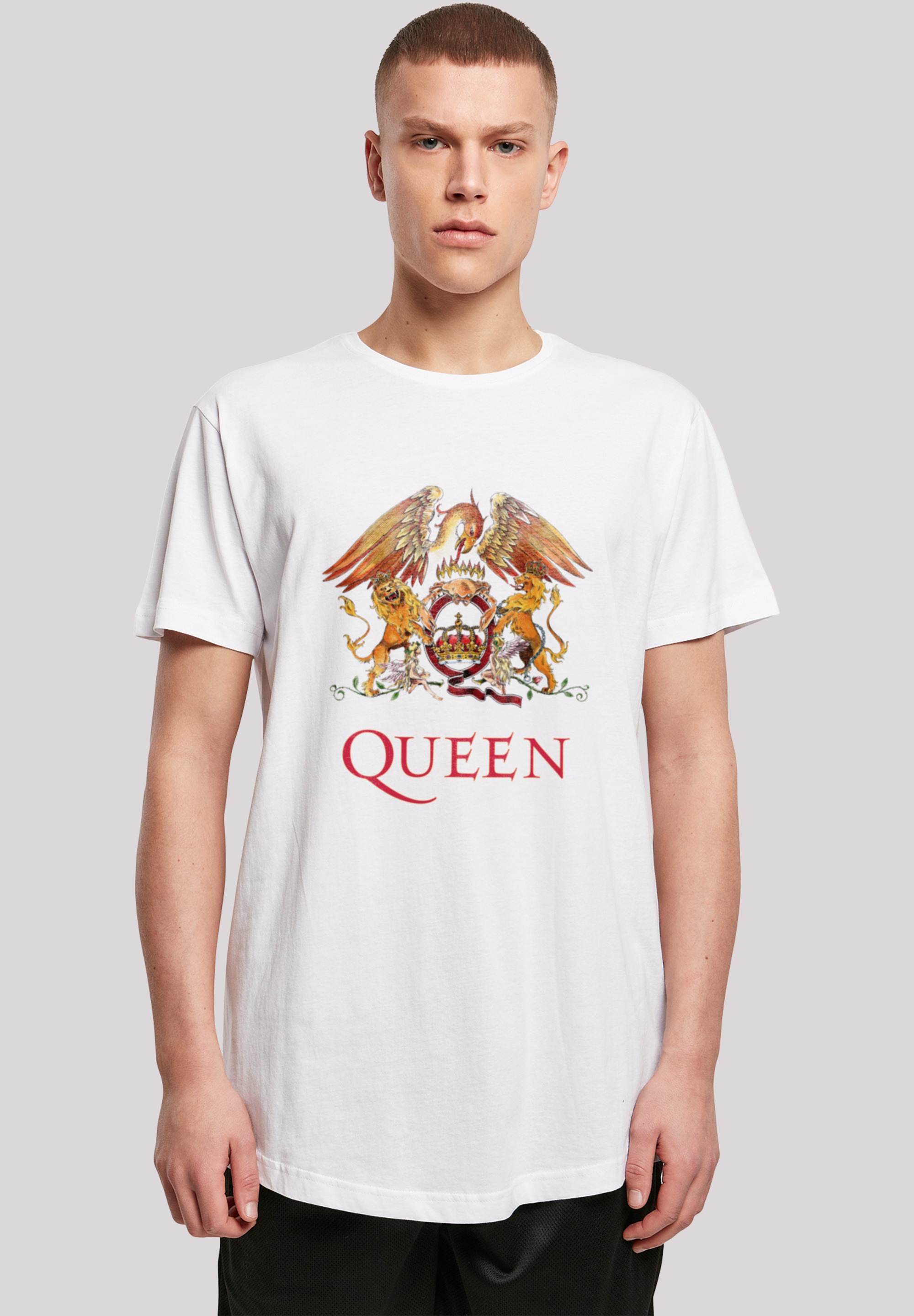 F4NT4STIC T-Shirt »Queen Rockband Classic Print Crest ▷ Black«, BAUR | kaufen