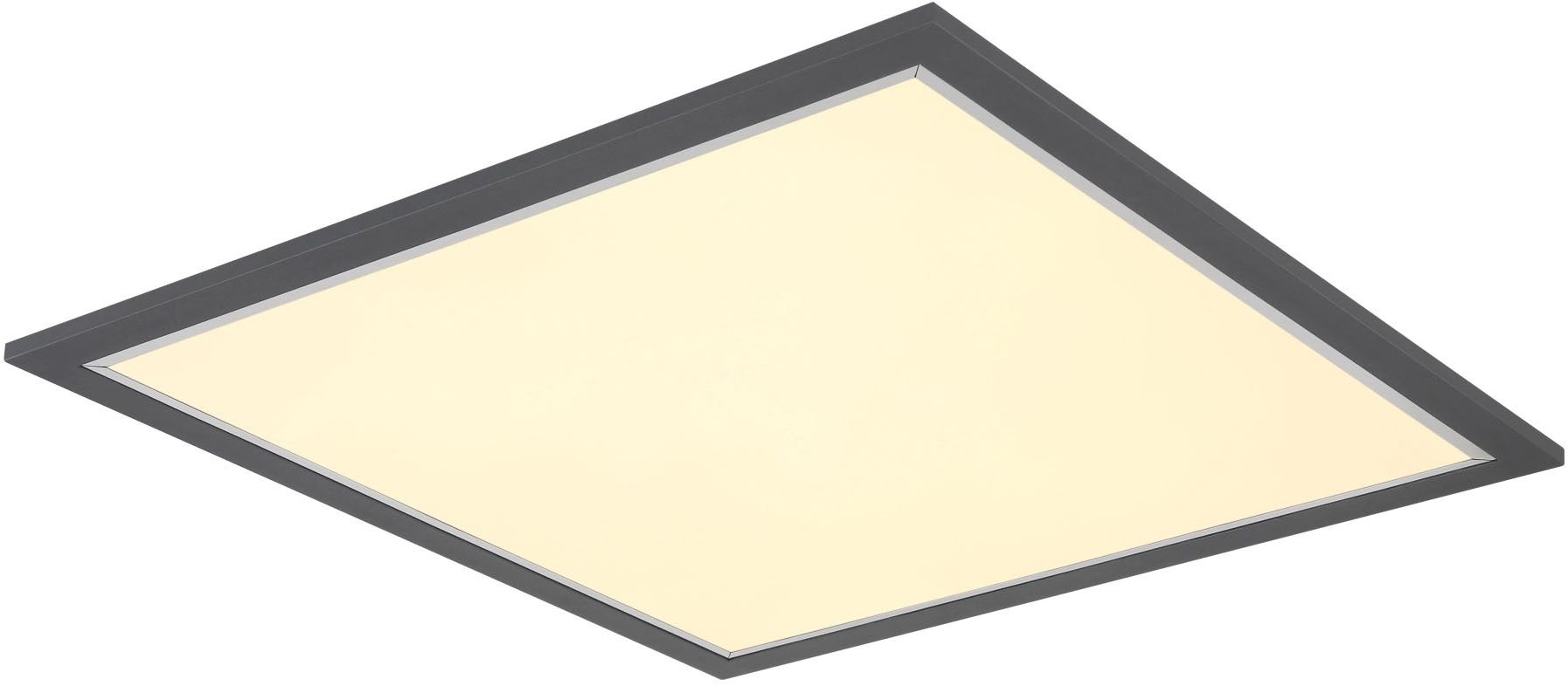 GLOBO LIGHTING LED Deckenleuchte »DOHA«, Leuchtmittel LED-Modul | LED fest integriert, Quadratische Deckenlampe, 3000 Kelvin, Wohnzimmer