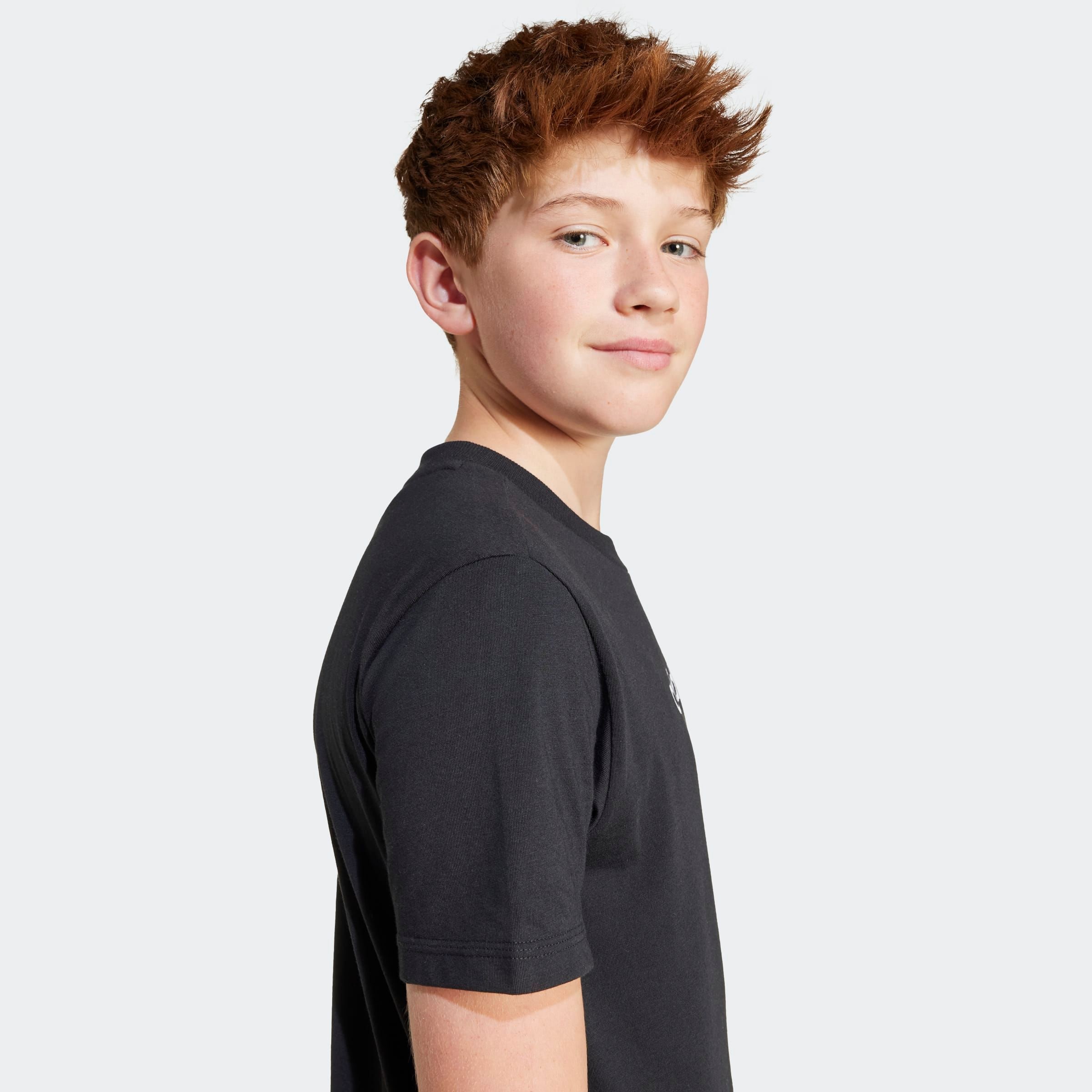 adidas Sportswear T-Shirt »J LIN TEE 160« sportlicher Stil, Rundhalsausschnitt, lässige Passform
