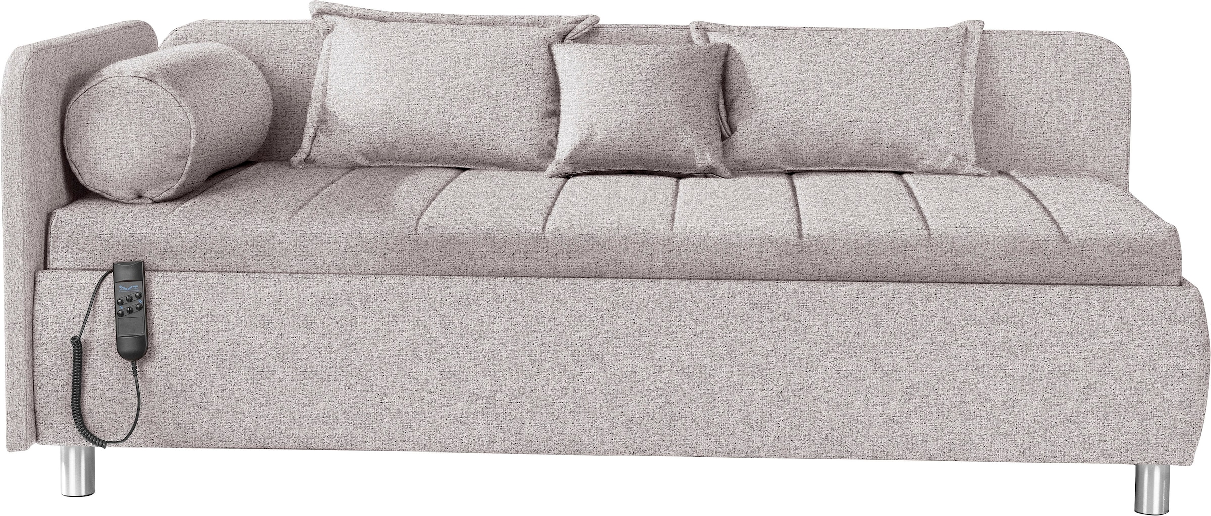 ADA trendline Schlafsofa »Kiana«, Liegefläche 90/200 cm oder 100/200 cm, Bettkasten, Zierkissen-Set