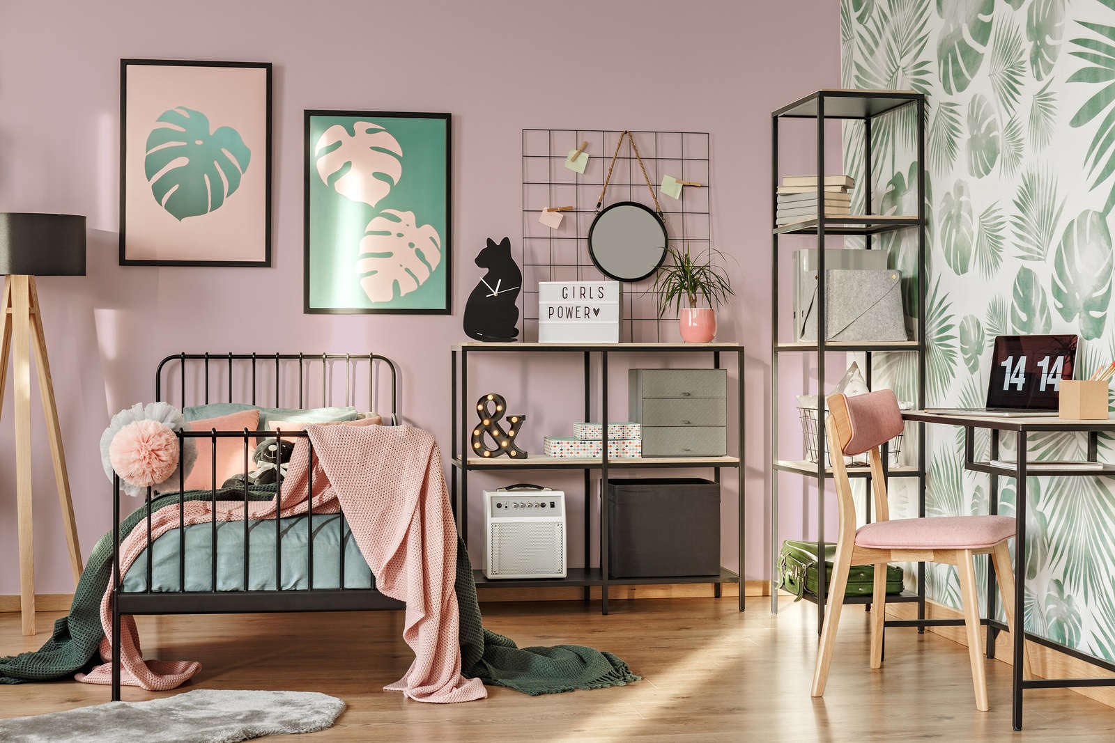 A.S. Création Wandfarbe »Premium Innenwandfarbe PURO Tuchmatt lovely rose« ideal für Wohnzimmer, Schlafzimmer, Flur und Küche, Farbwelt Rosa