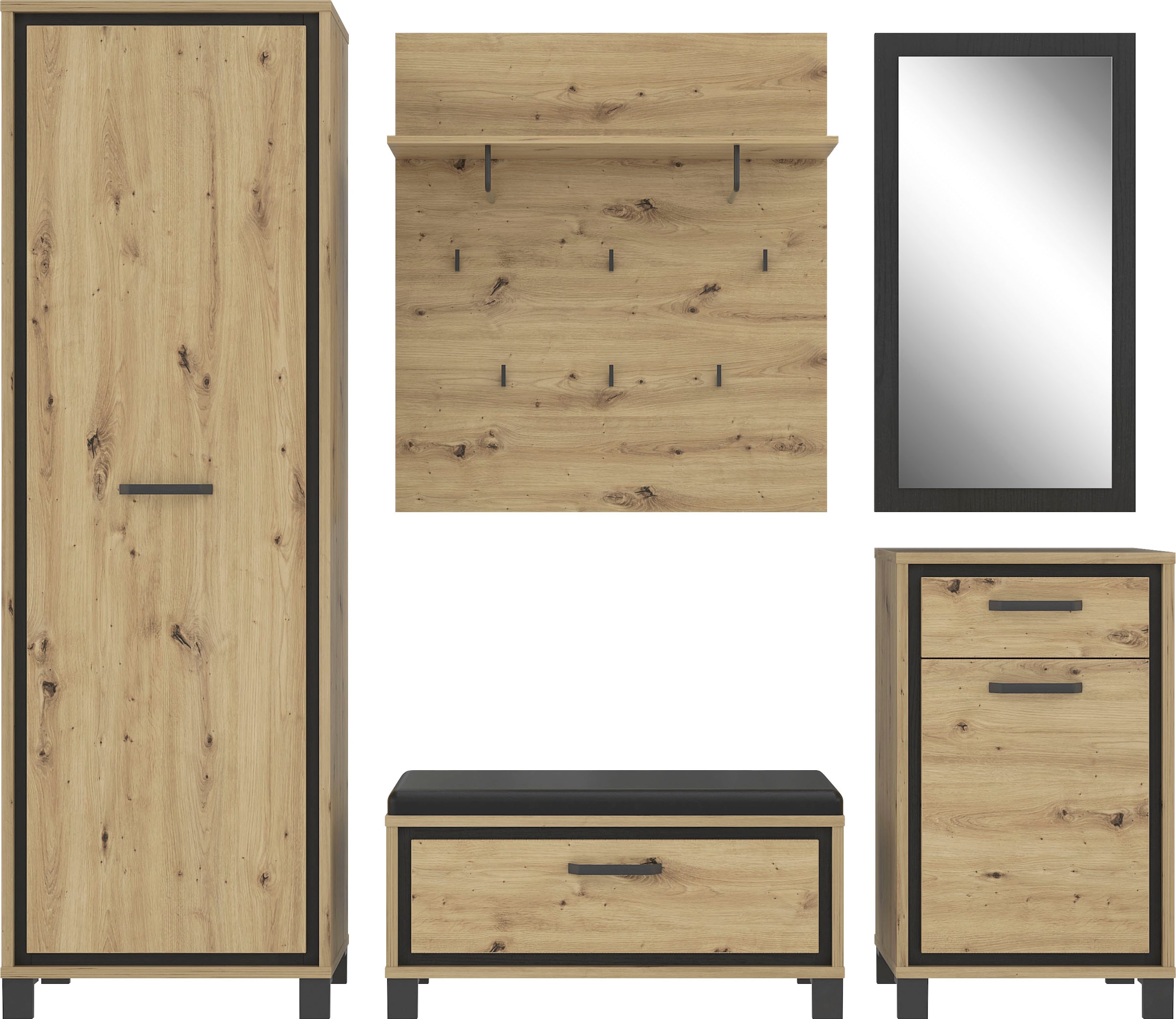 FORTE Sitzbank »Trondheim« Breite ca. 90 cm , inkl. Sitzauflage