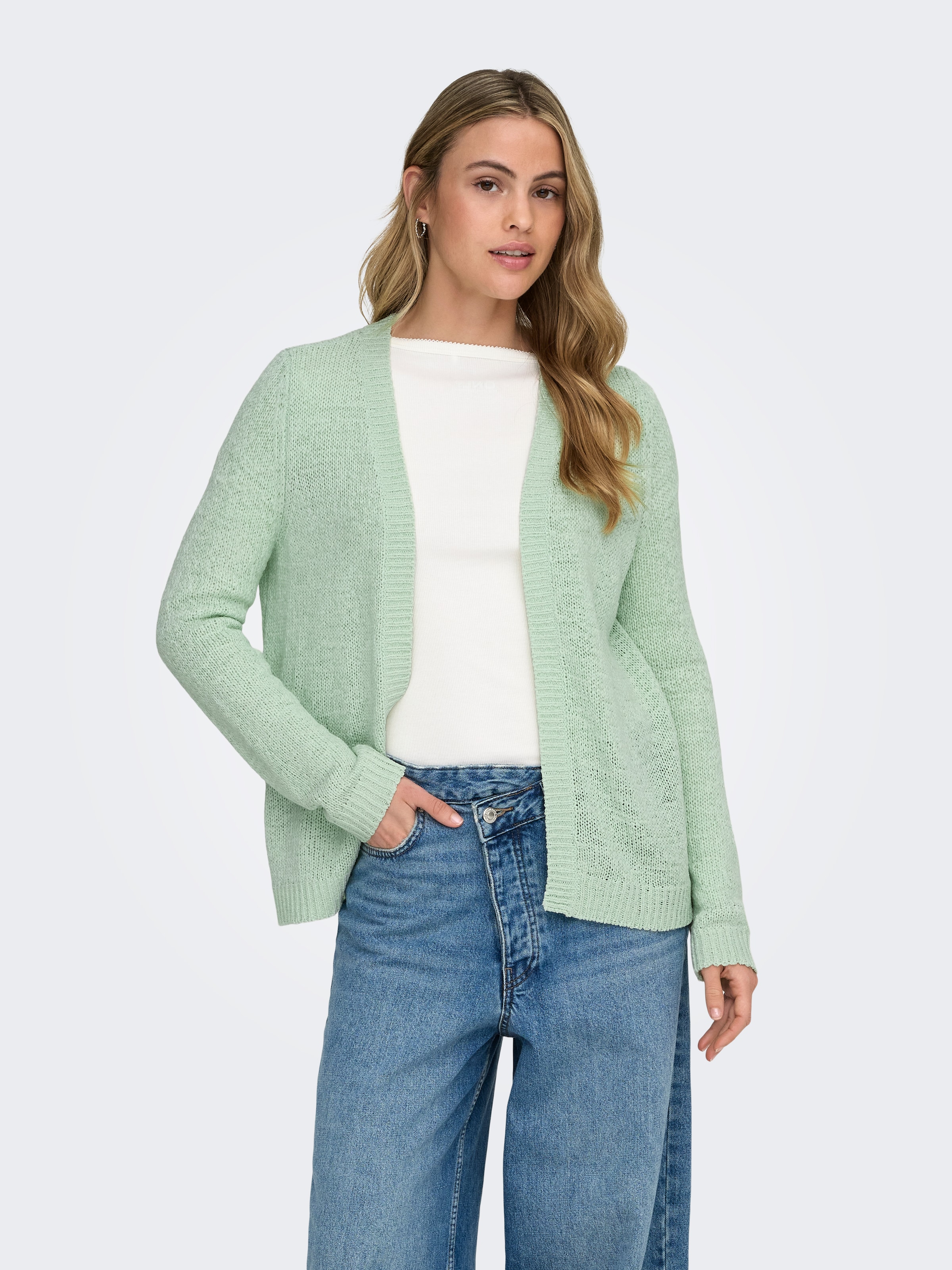 ONLY Strickjacke "ONLGEENA LS OPEN CARDIGAN KNT" günstig online kaufen