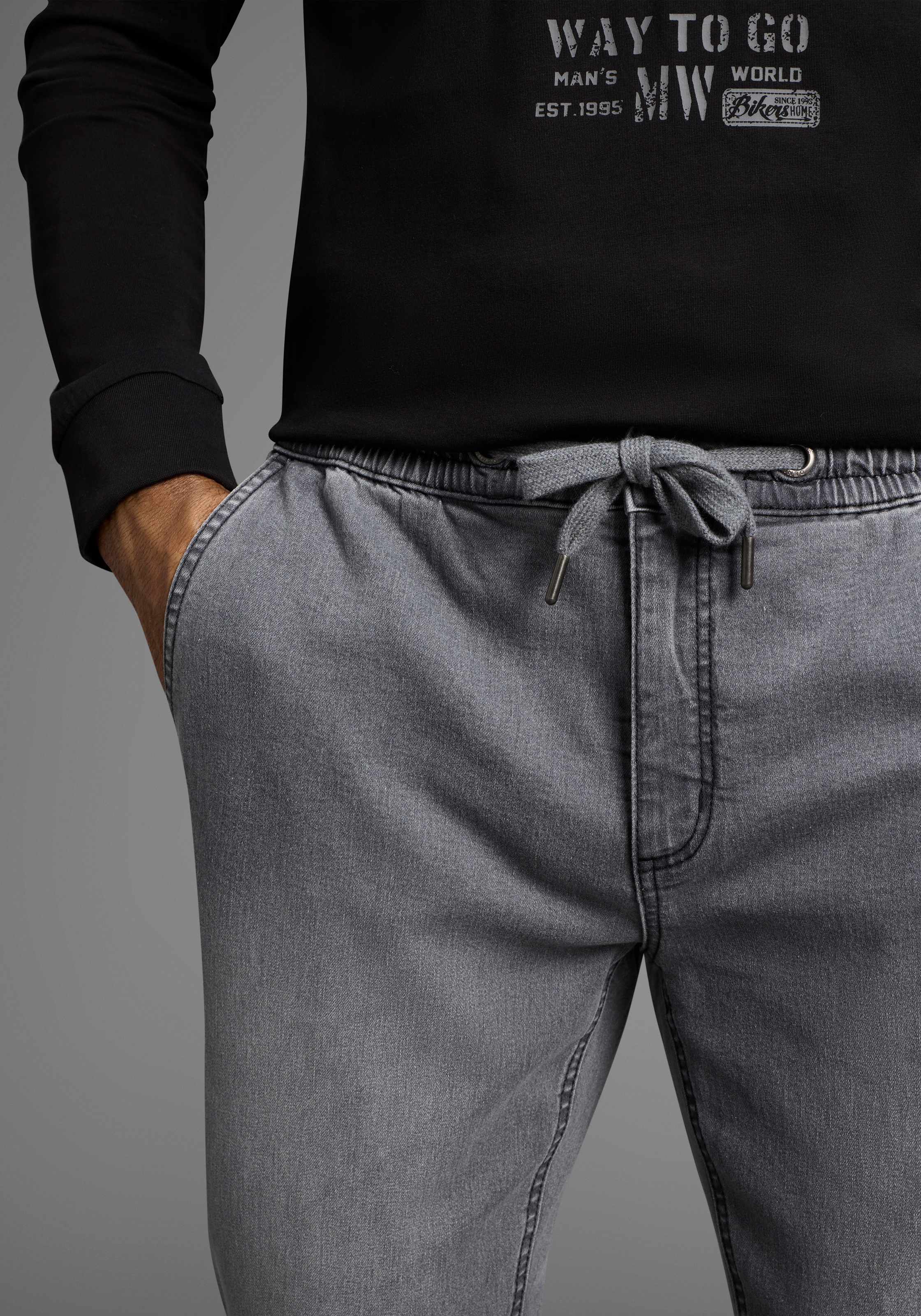 Thumbnail - Arizona Schlupfjeans Schlupfbund