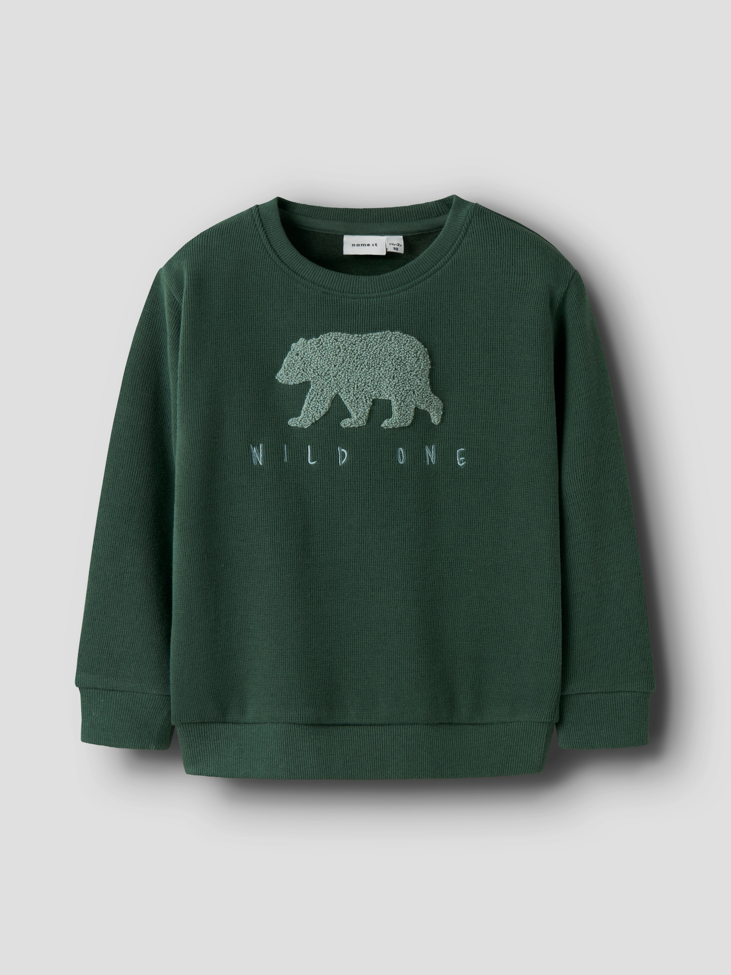 Name It Sweatshirt »NMMOBEAR NREG SWEAT UNB«, mit hochwertiger 3D-Stickerei