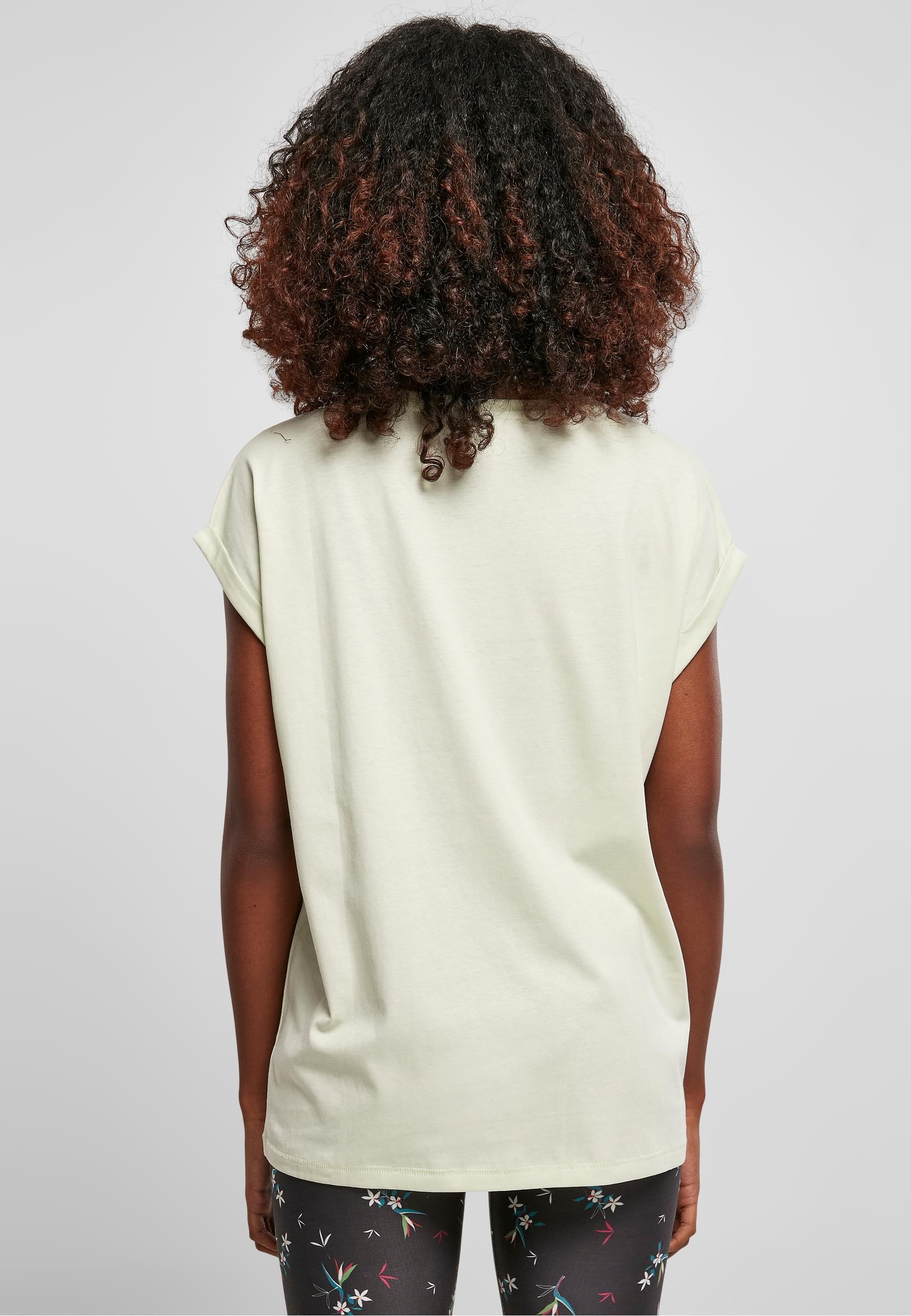 URBAN CLASSICS Kurzarmshirt »Urban Classics Damen Ladies Extended Shoulder Tee«, (1 tlg.)