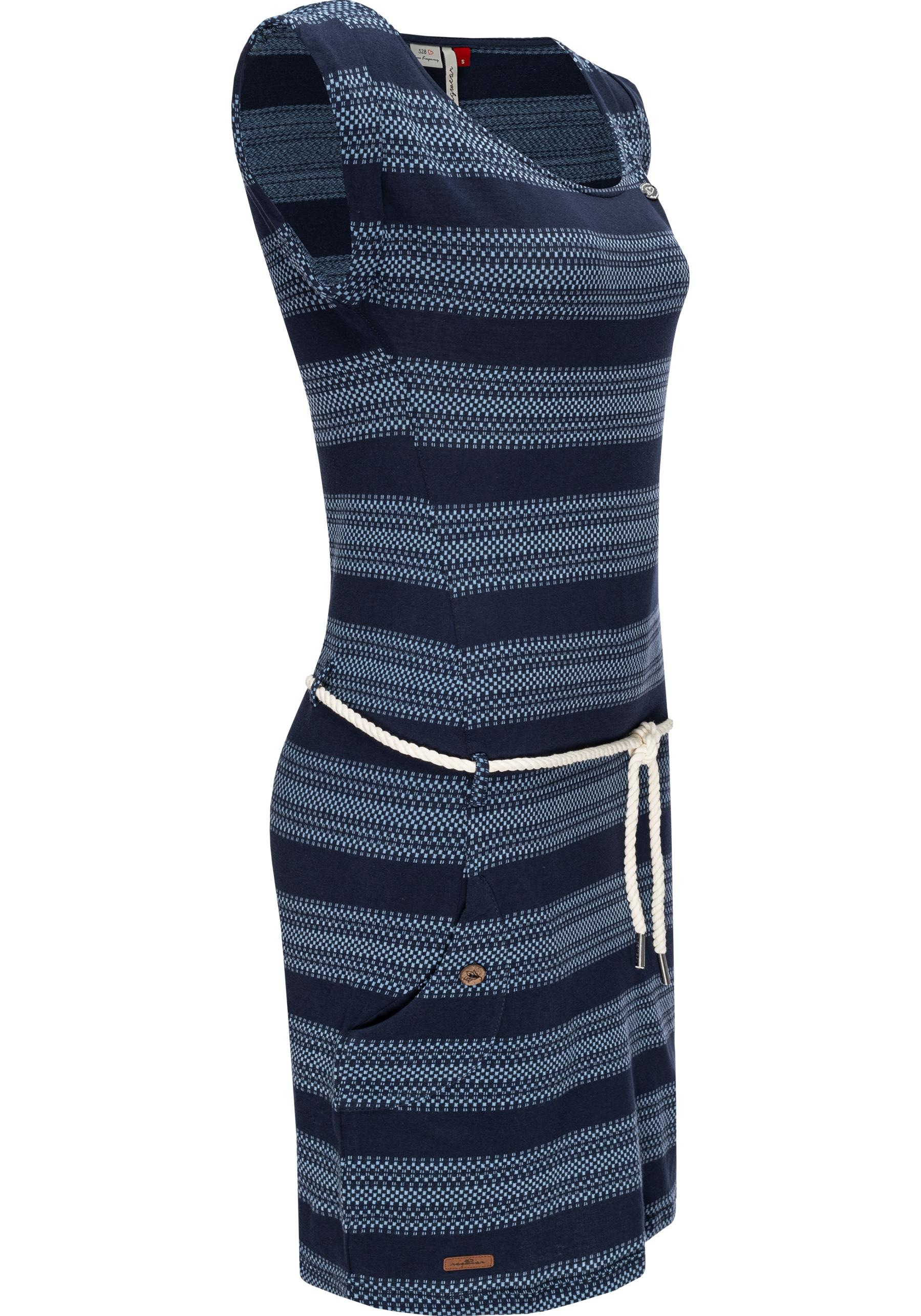 Ragwear Sommerkleid »Tag Blockstripes Intl.«, leichtes Jersey Kleid mit Streifen-Muster