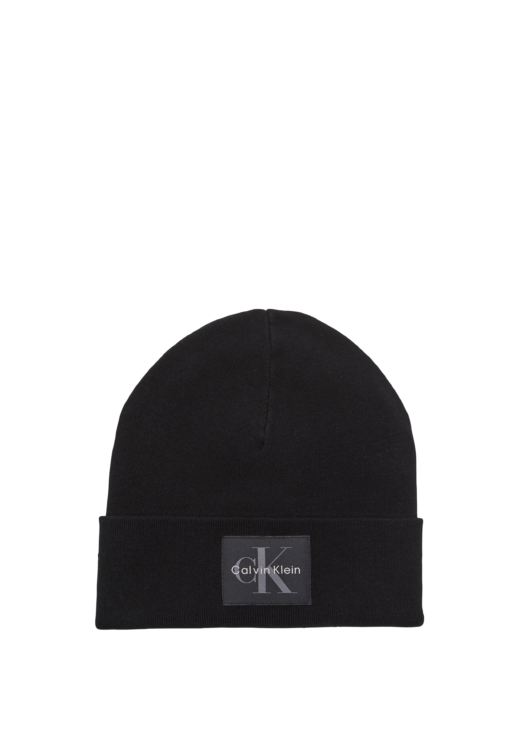 Calvin Klein Strickmütze »MONOLOGO PATCH BEANIE«, Perfekt für den Alltag