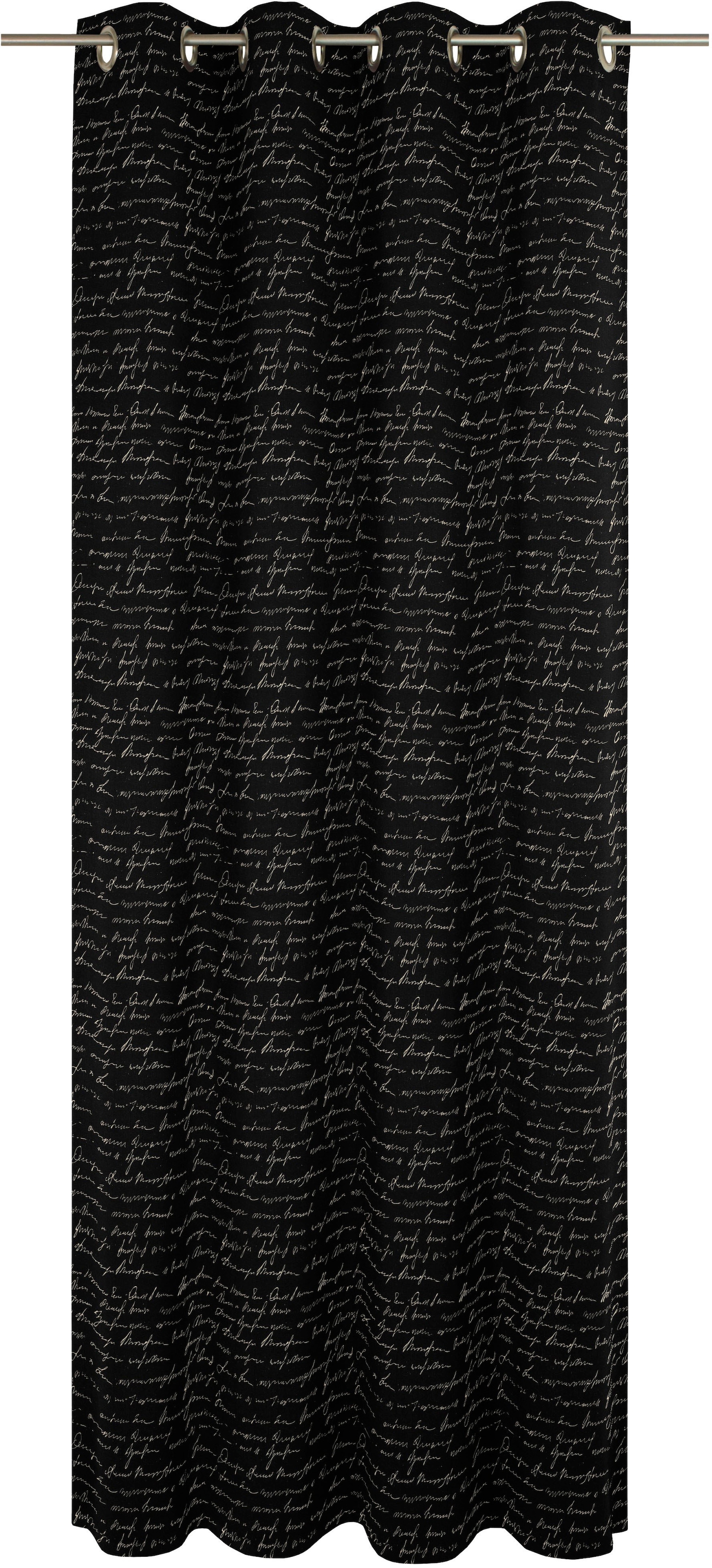 Adam Vorhang »Scribble«, (1 St.), nachhaltig aus Bio-Baumwolle auf Rechnung  | BAUR