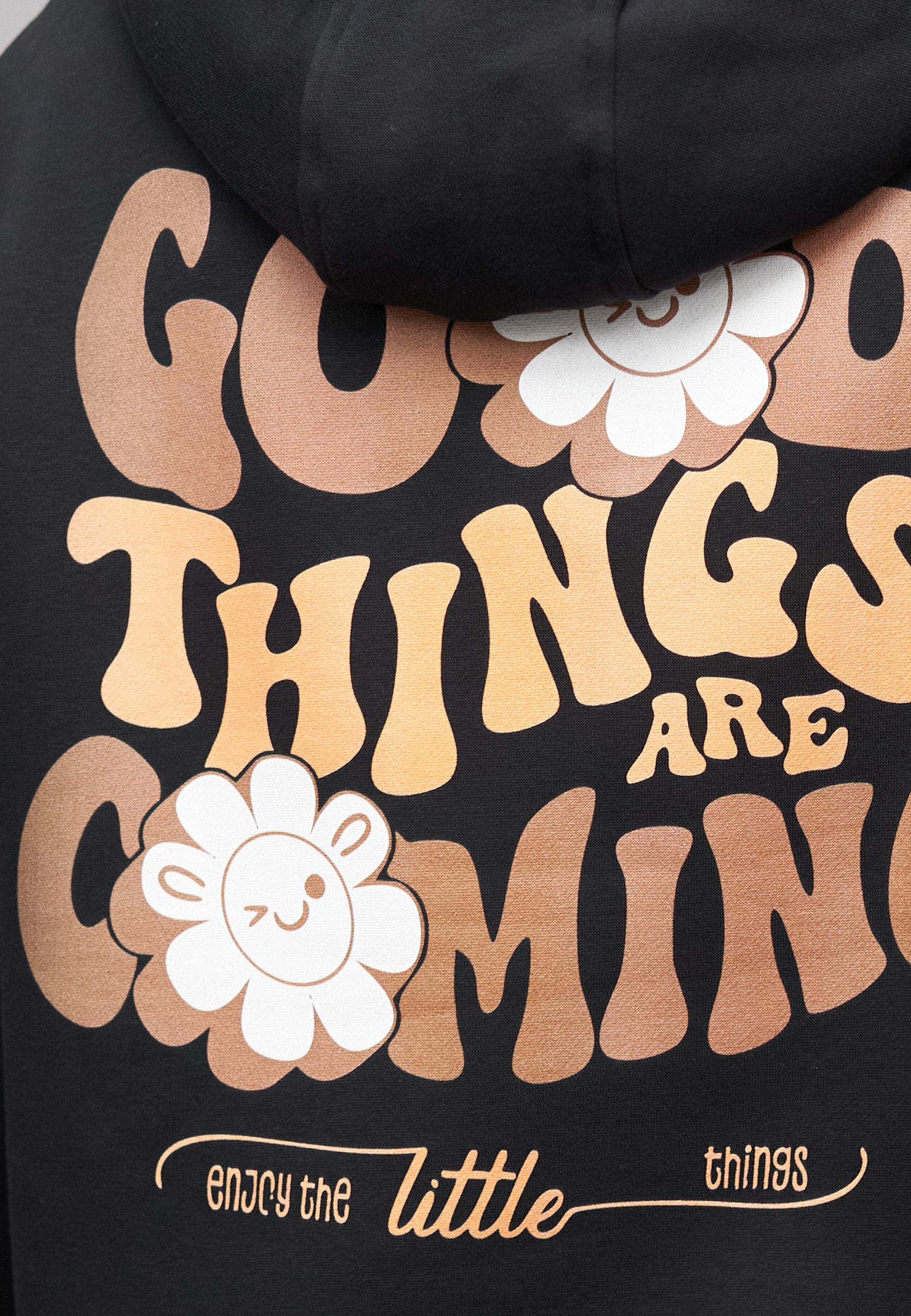 CLOUD 5IVE Kapuzenpullover »CLOUD 5IVE Ladies 77 Good Things Black Everyday Hoodie« 1